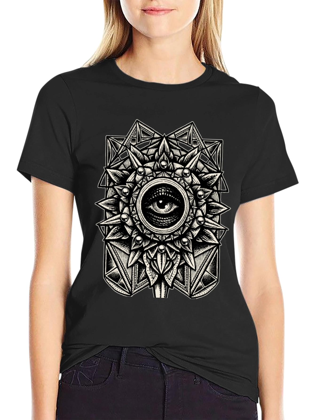 Esoteric Eye Graphic Tee - Mystical Design