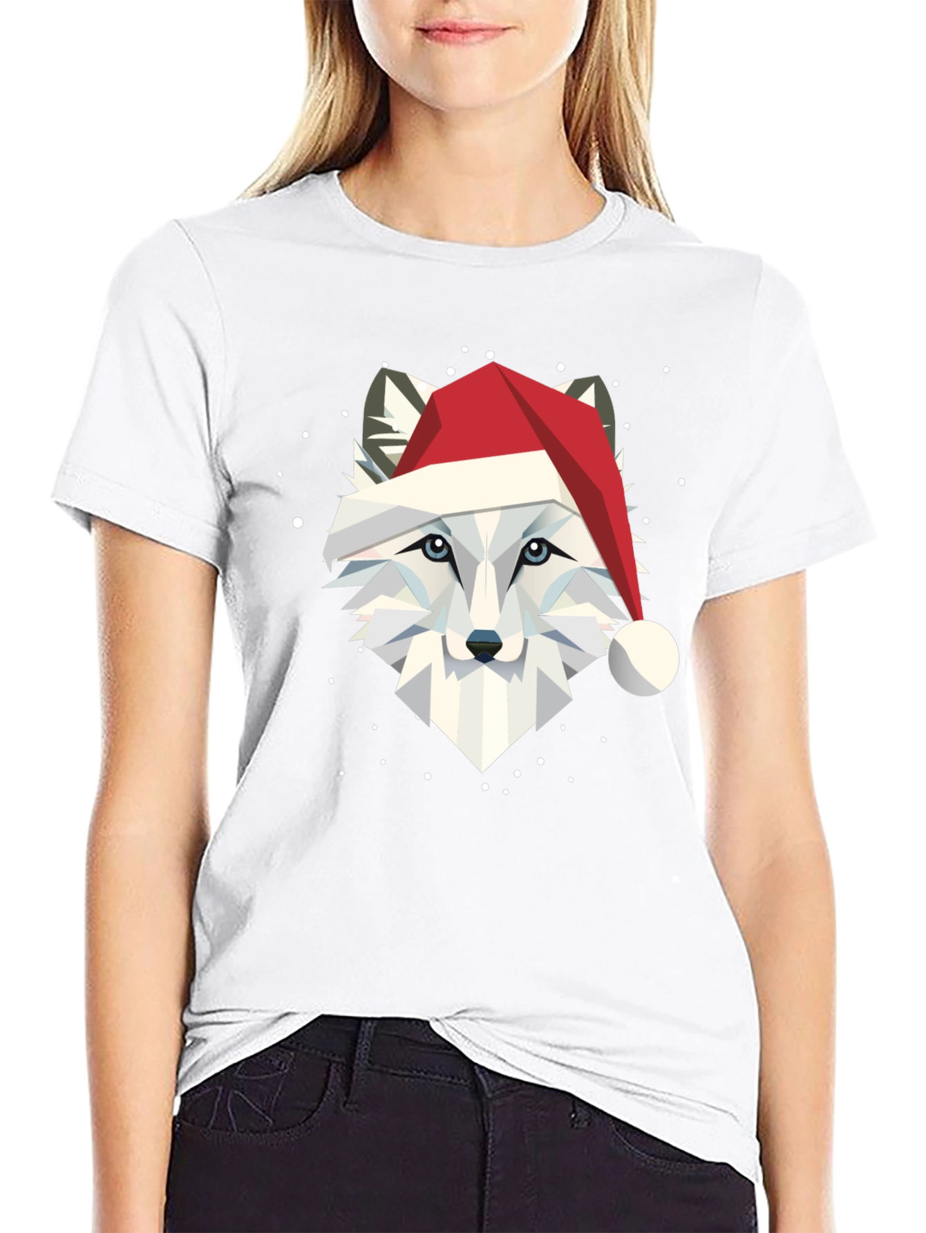 Festive Fox Graphic Tee - Holiday Apparel