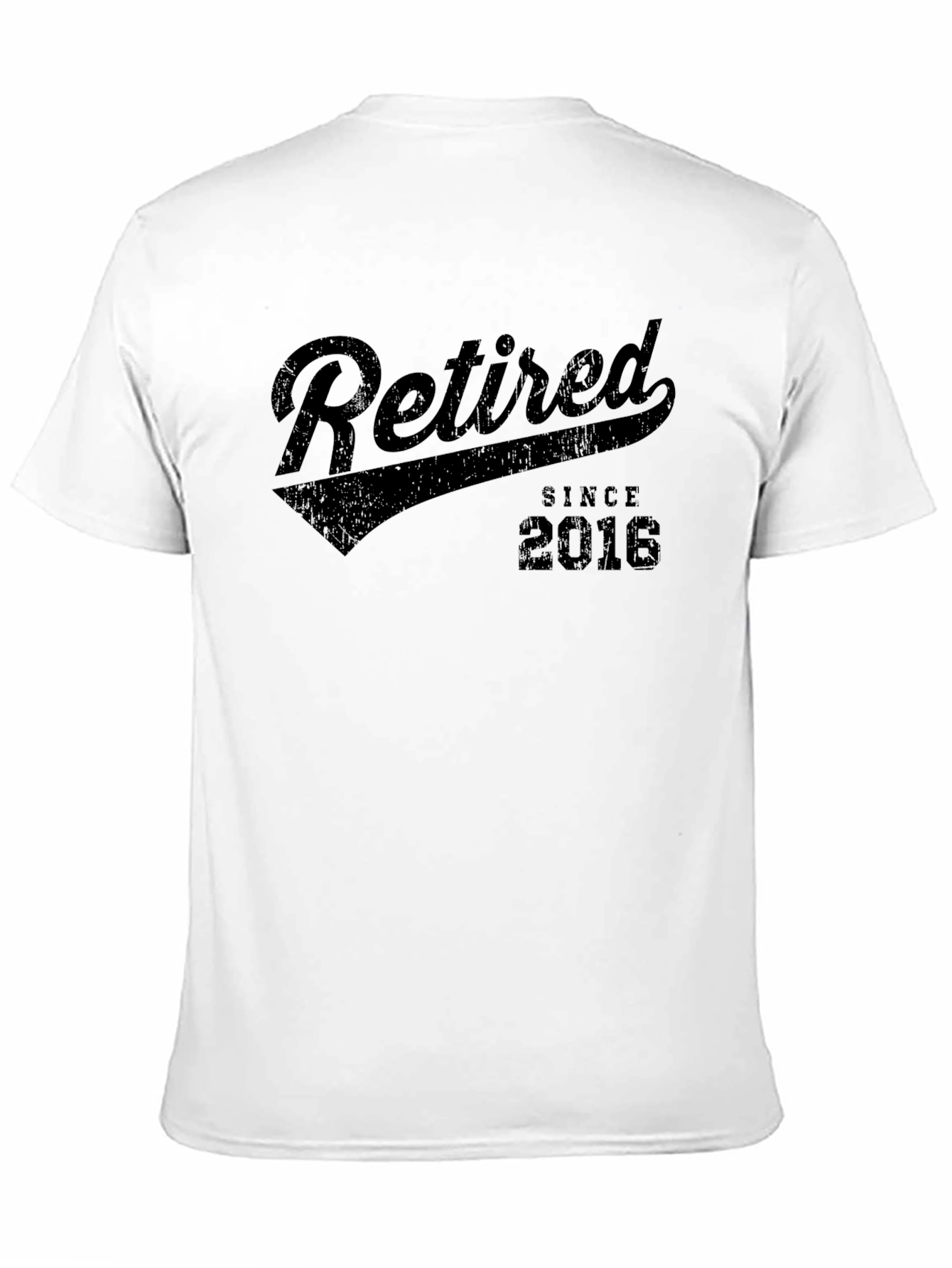 Retired Since 2016 Black T-Shirt