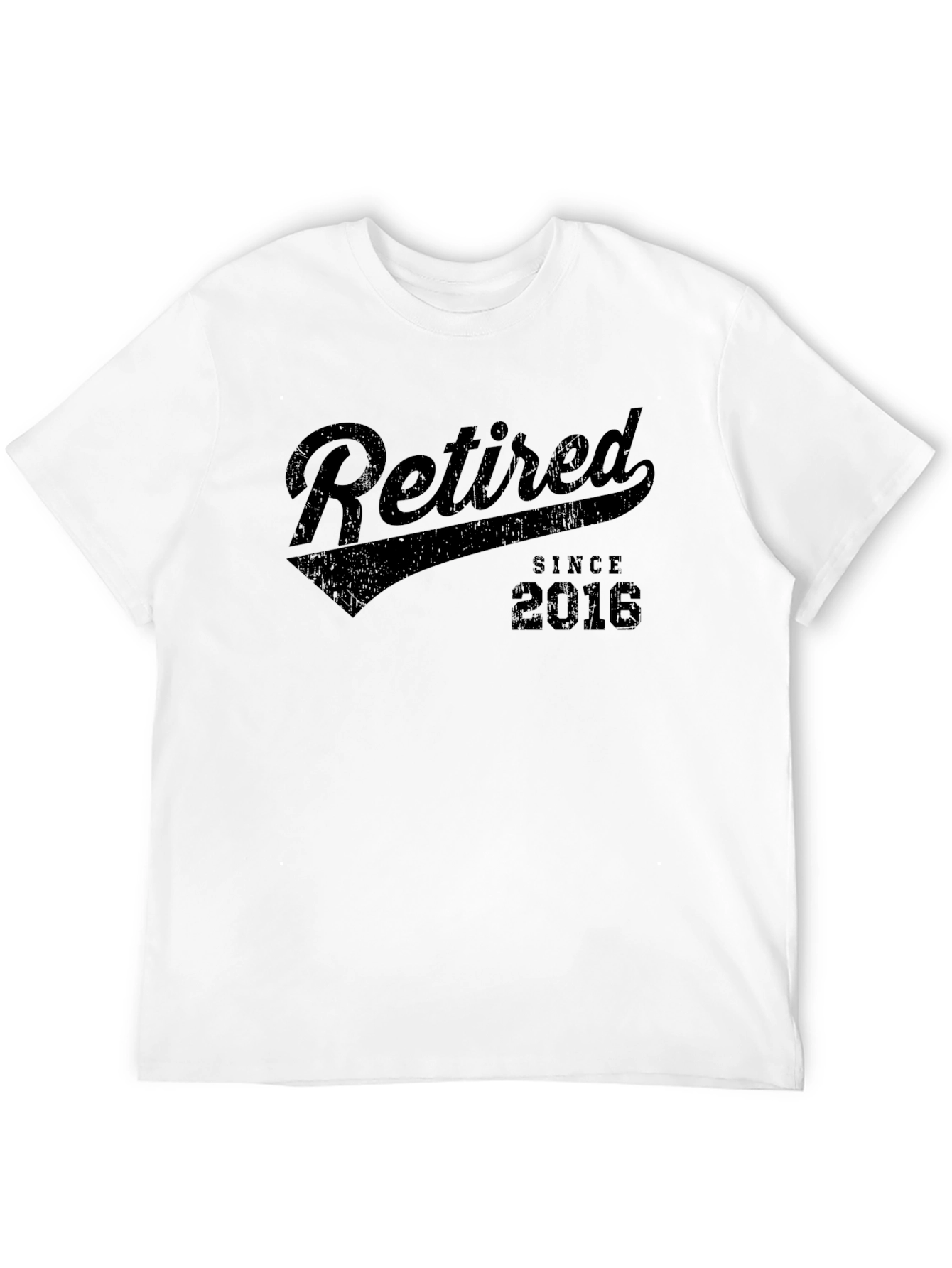 Retired Since 2016 Black T-Shirt