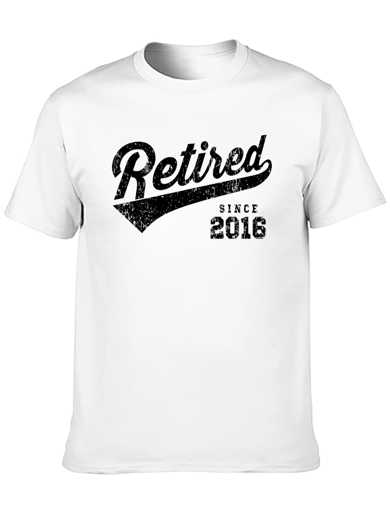 Retired Since 2016 Black T-Shirt