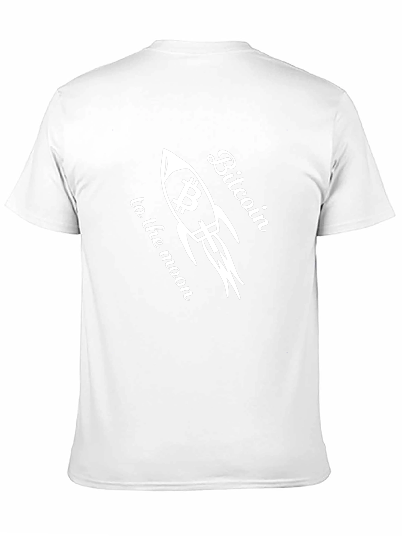 Bitcoin to the Moon Graphic T-Shirt