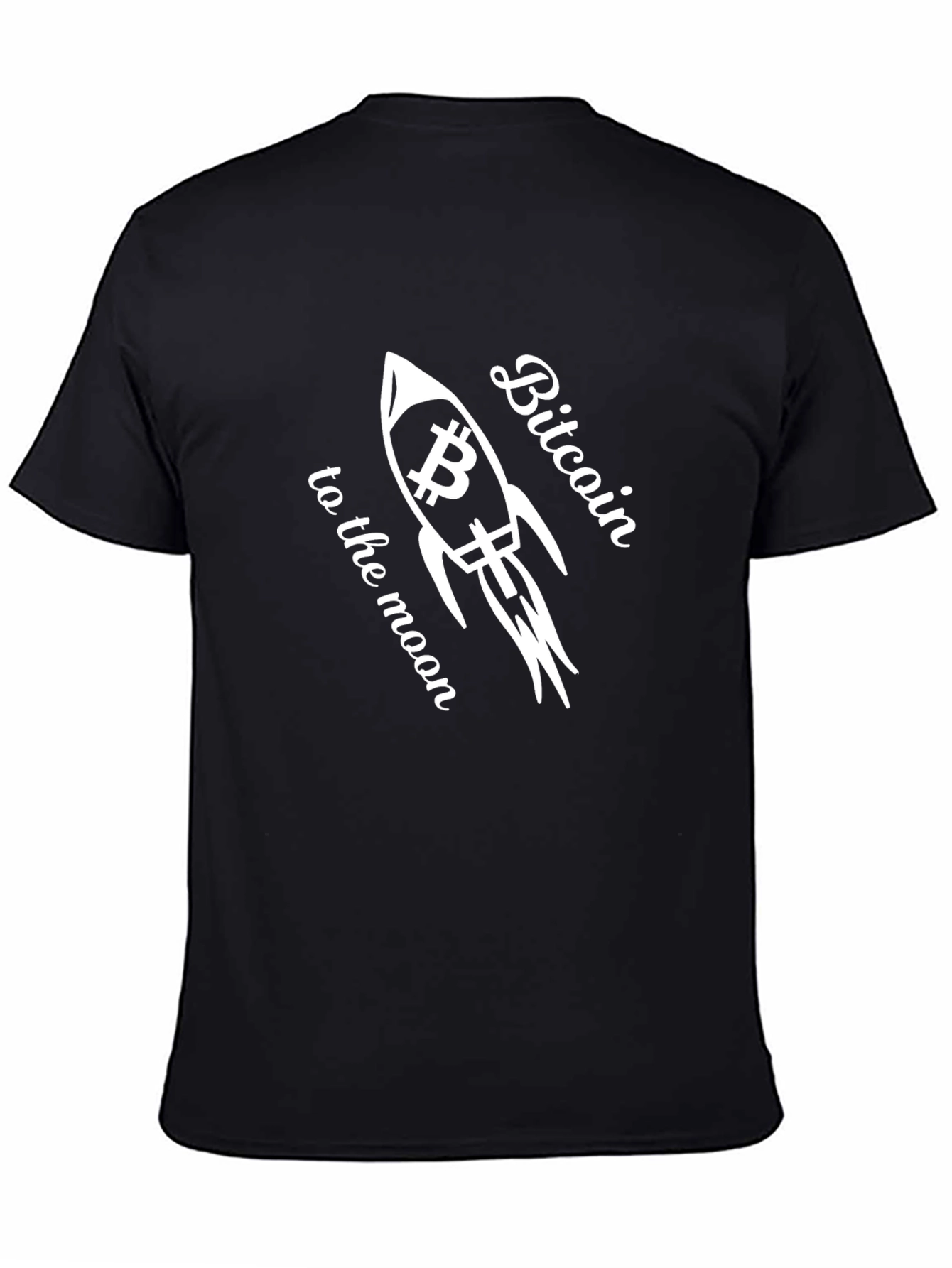 Bitcoin to the Moon Graphic T-Shirt