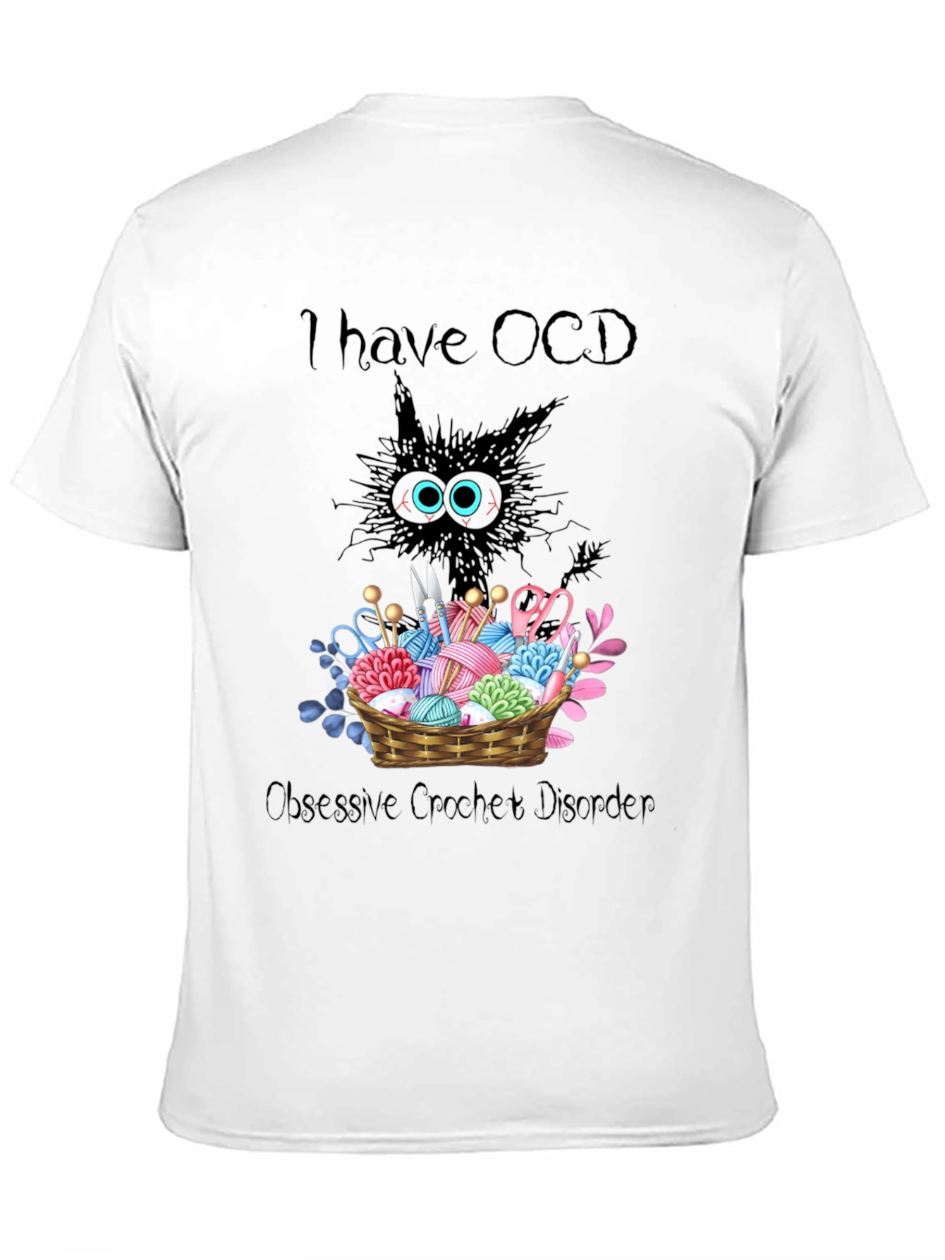 OCD Obsessive Crochet Disorder Graphic T-Shirt