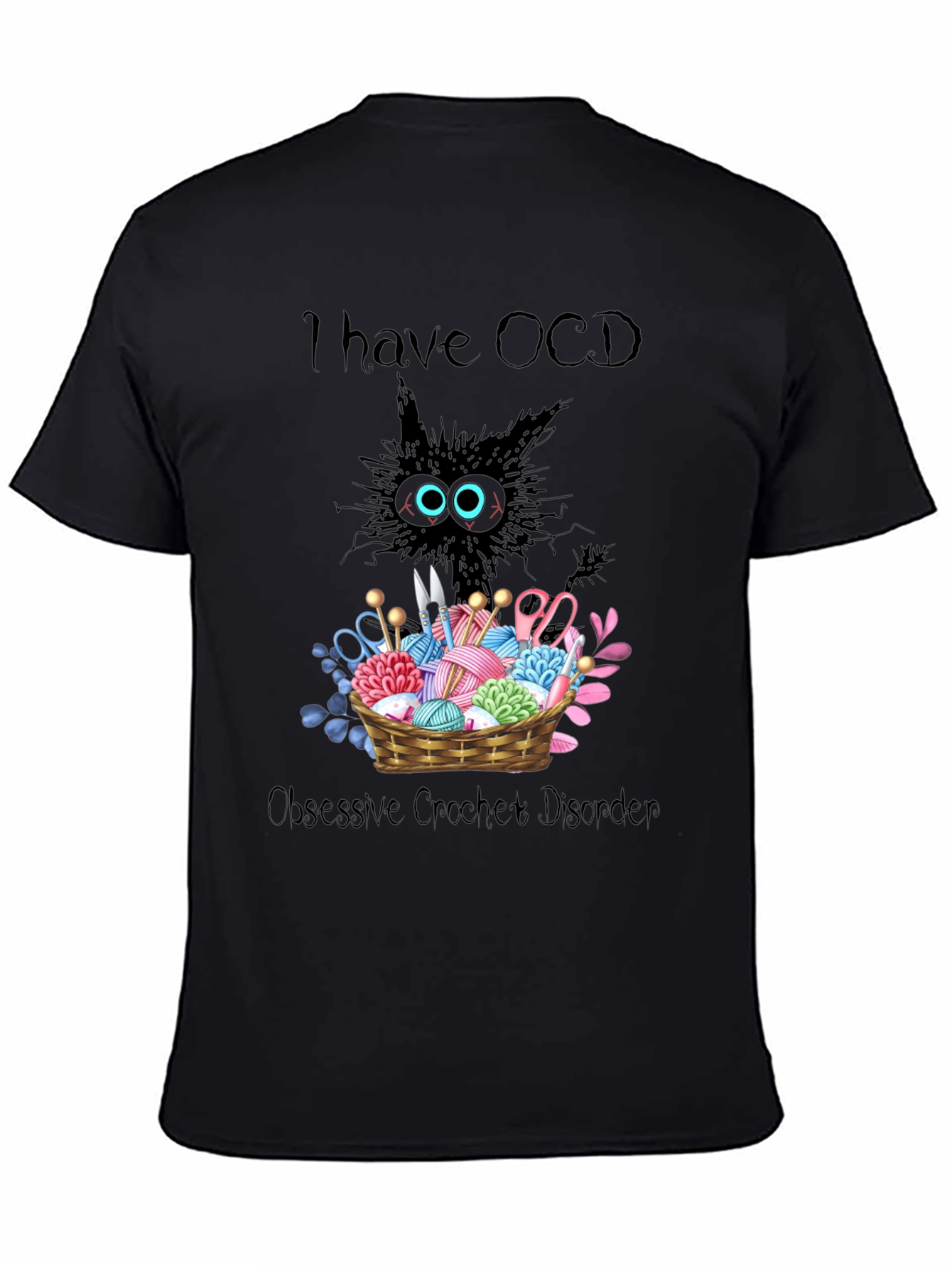 OCD Obsessive Crochet Disorder Graphic T-Shirt