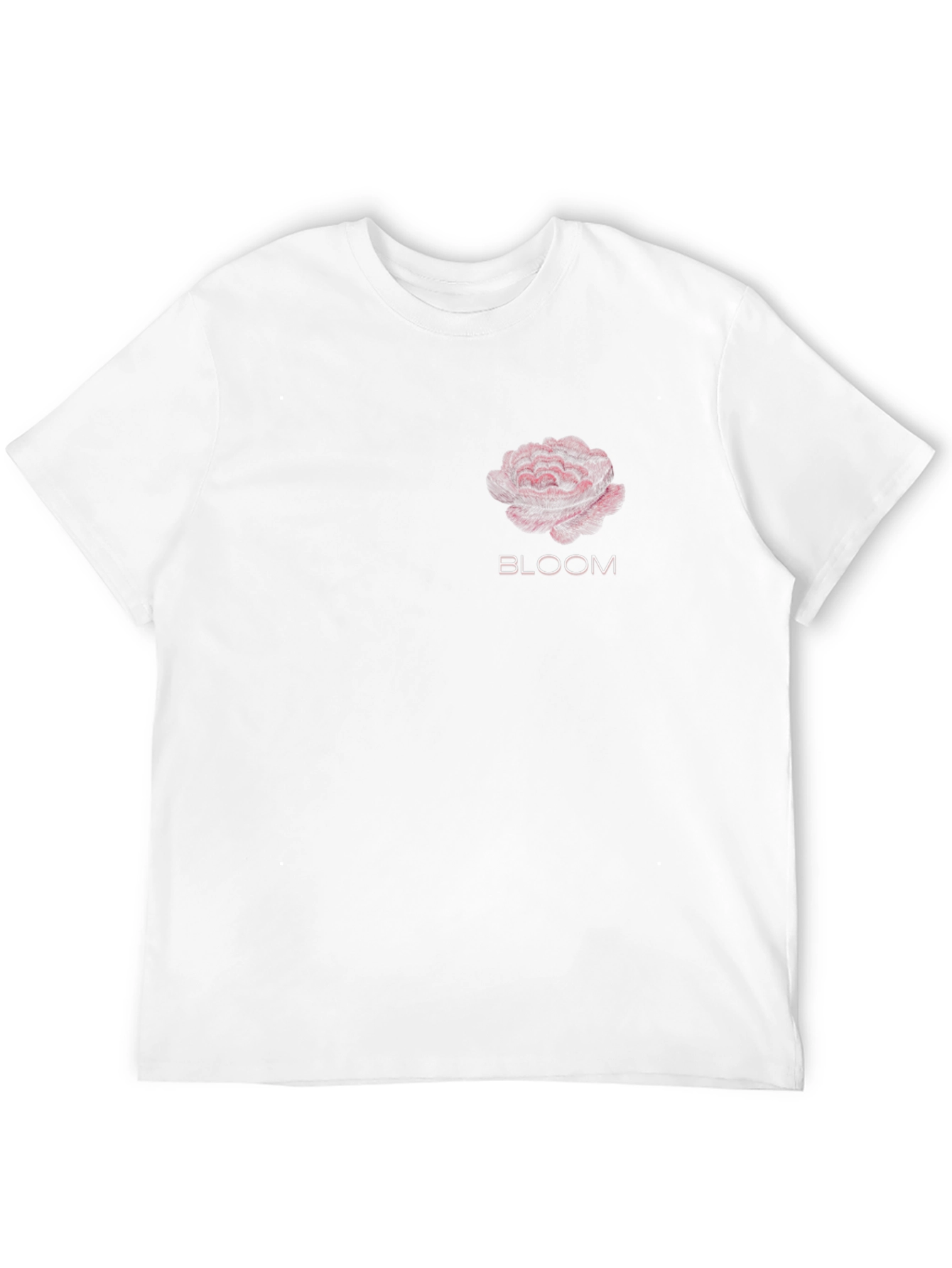 Bloom Graphic Tee - Soft Black Cotton Casual