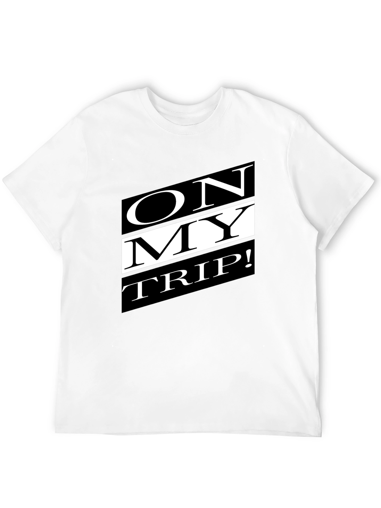 On My Trip Graphic T-Shirt - Black