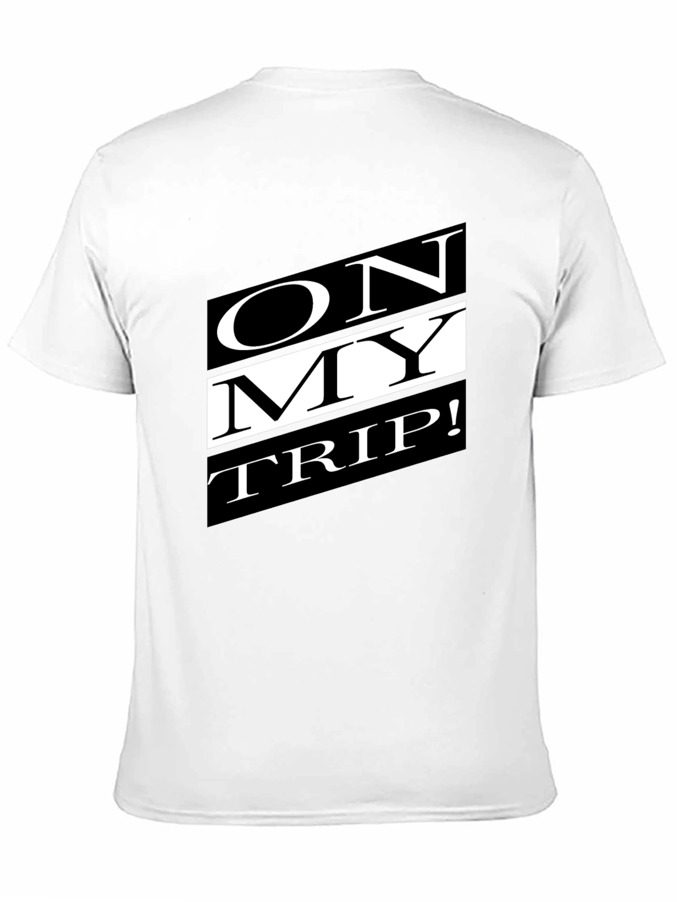 On My Trip Graphic T-Shirt - Black