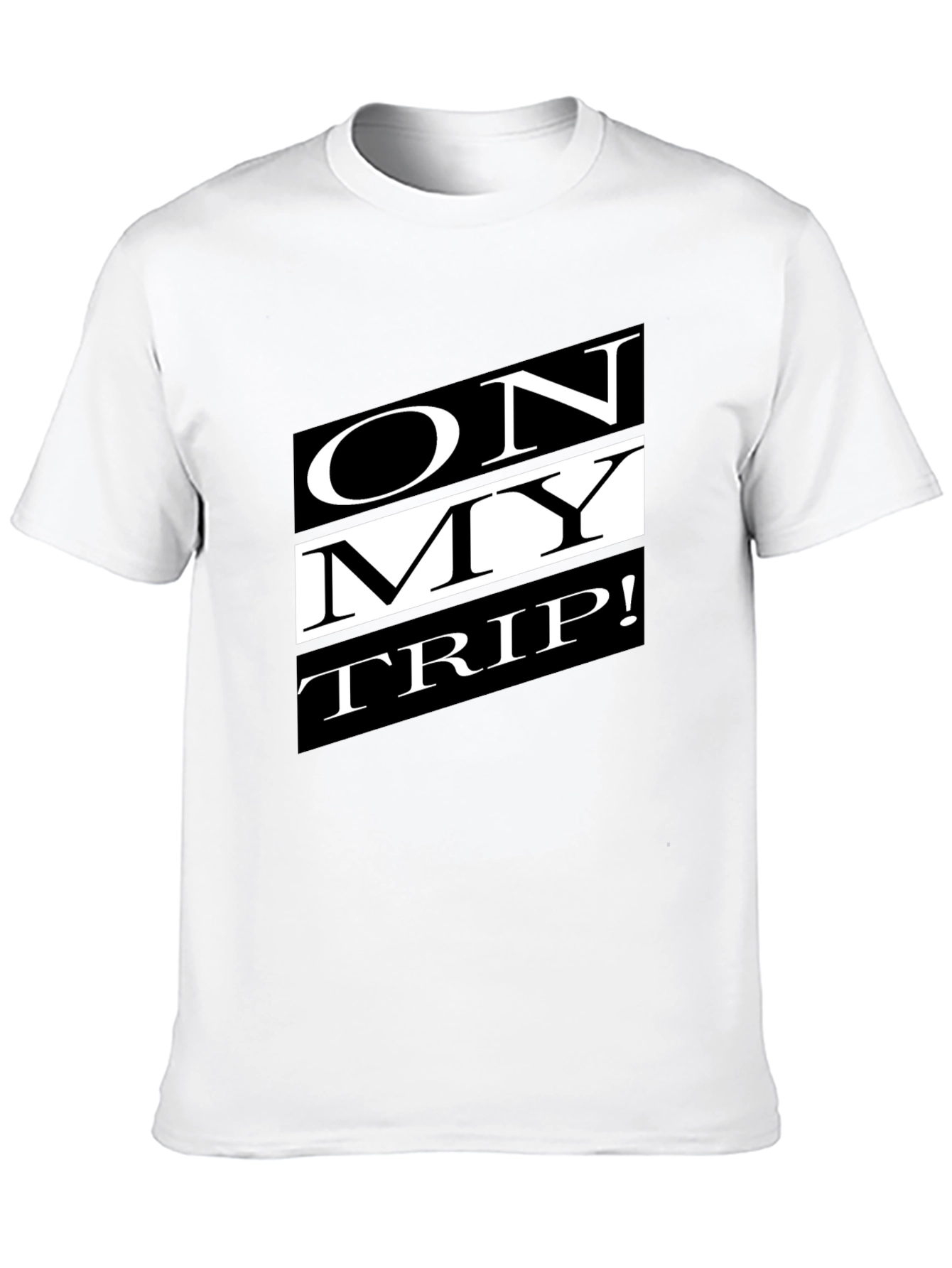 On My Trip Graphic T-Shirt - Black