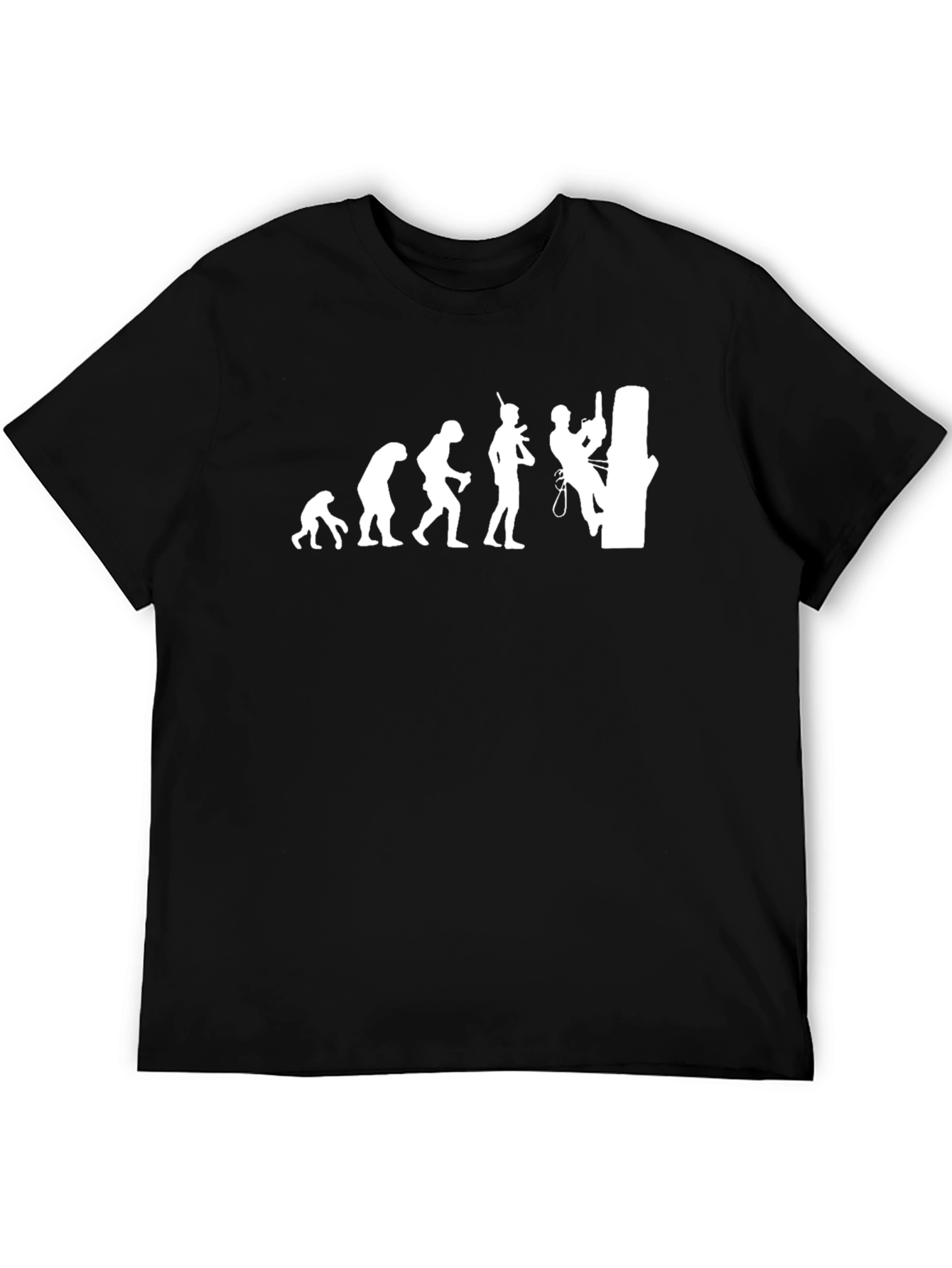 Evolution of Tree Climbing T-Shirt - Black