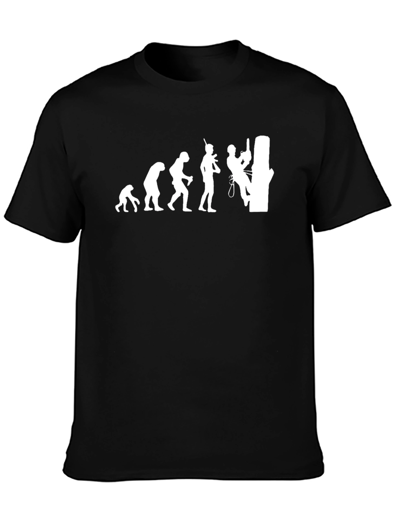 Evolution of Tree Climbing T-Shirt - Black