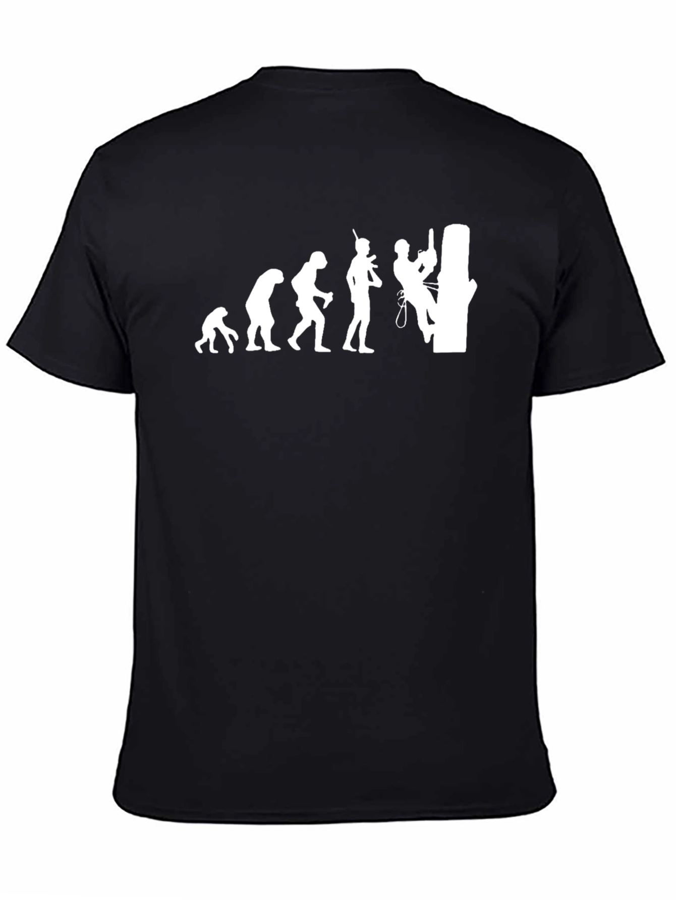 Evolution of Tree Climbing T-Shirt - Black