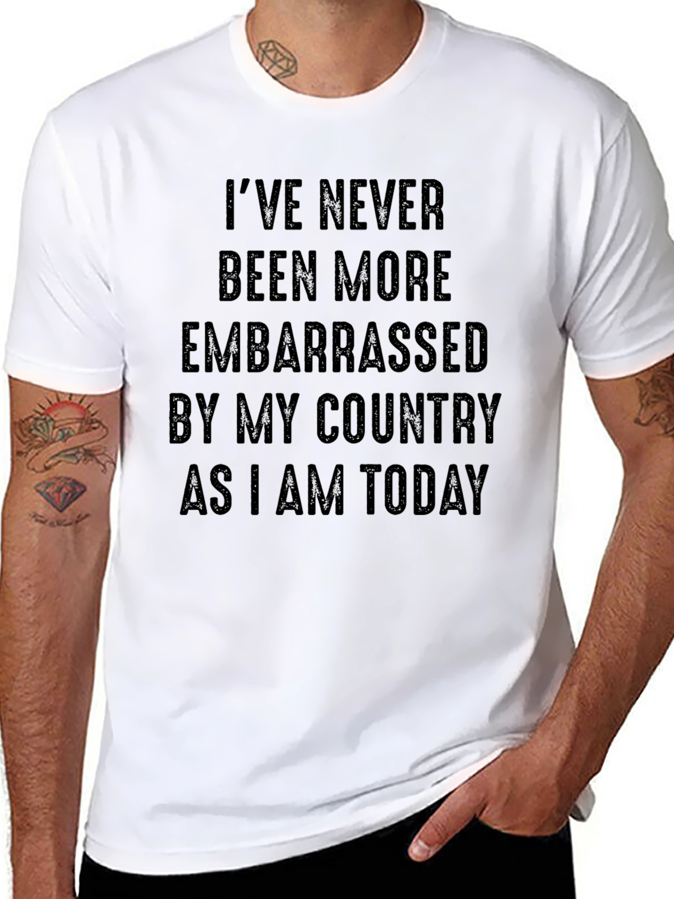 Embarrassed By My Country Graphic T-Shirt