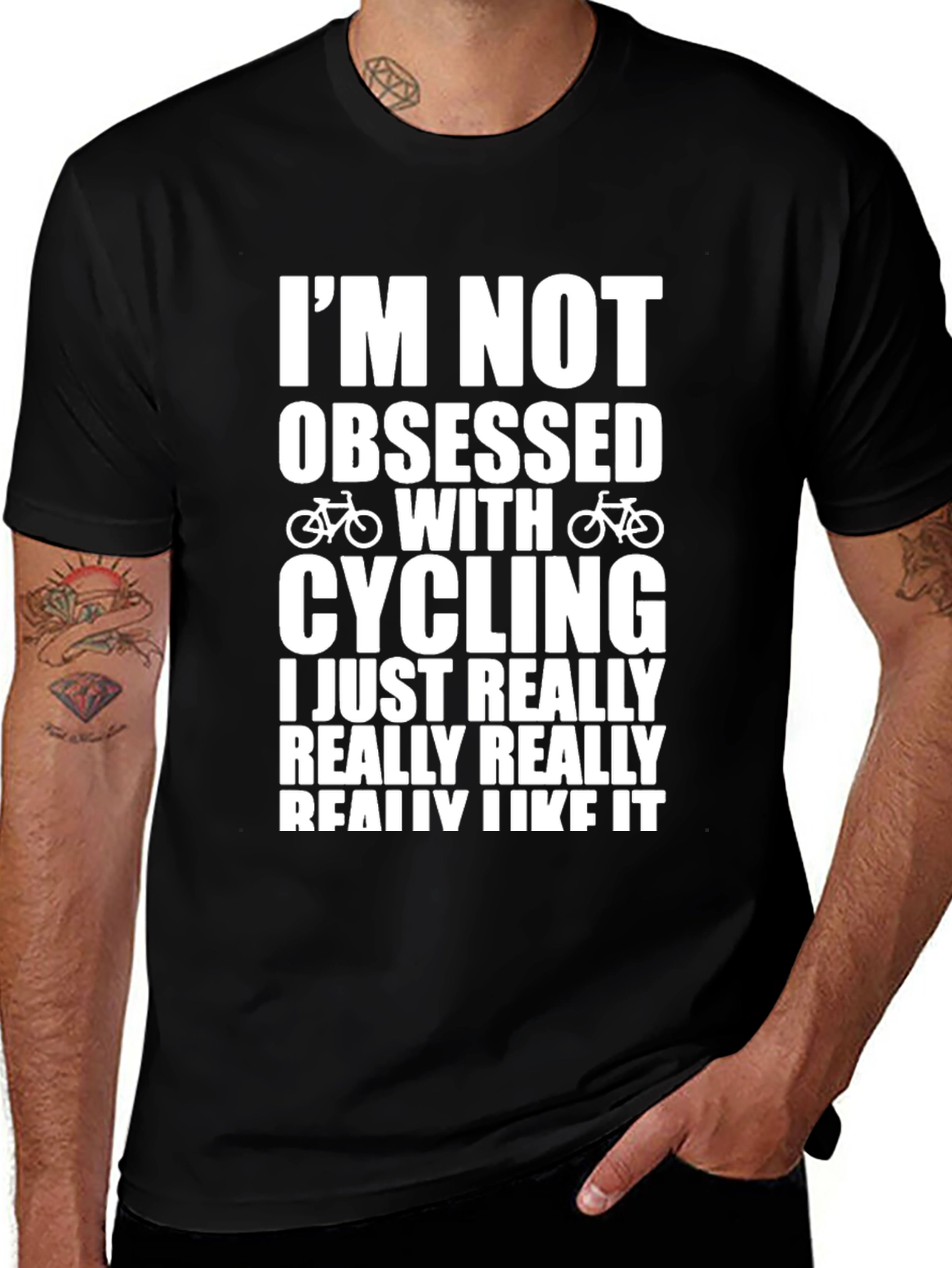 Cycling Obsession T-Shirt - Funny Bicycle Lover Tee