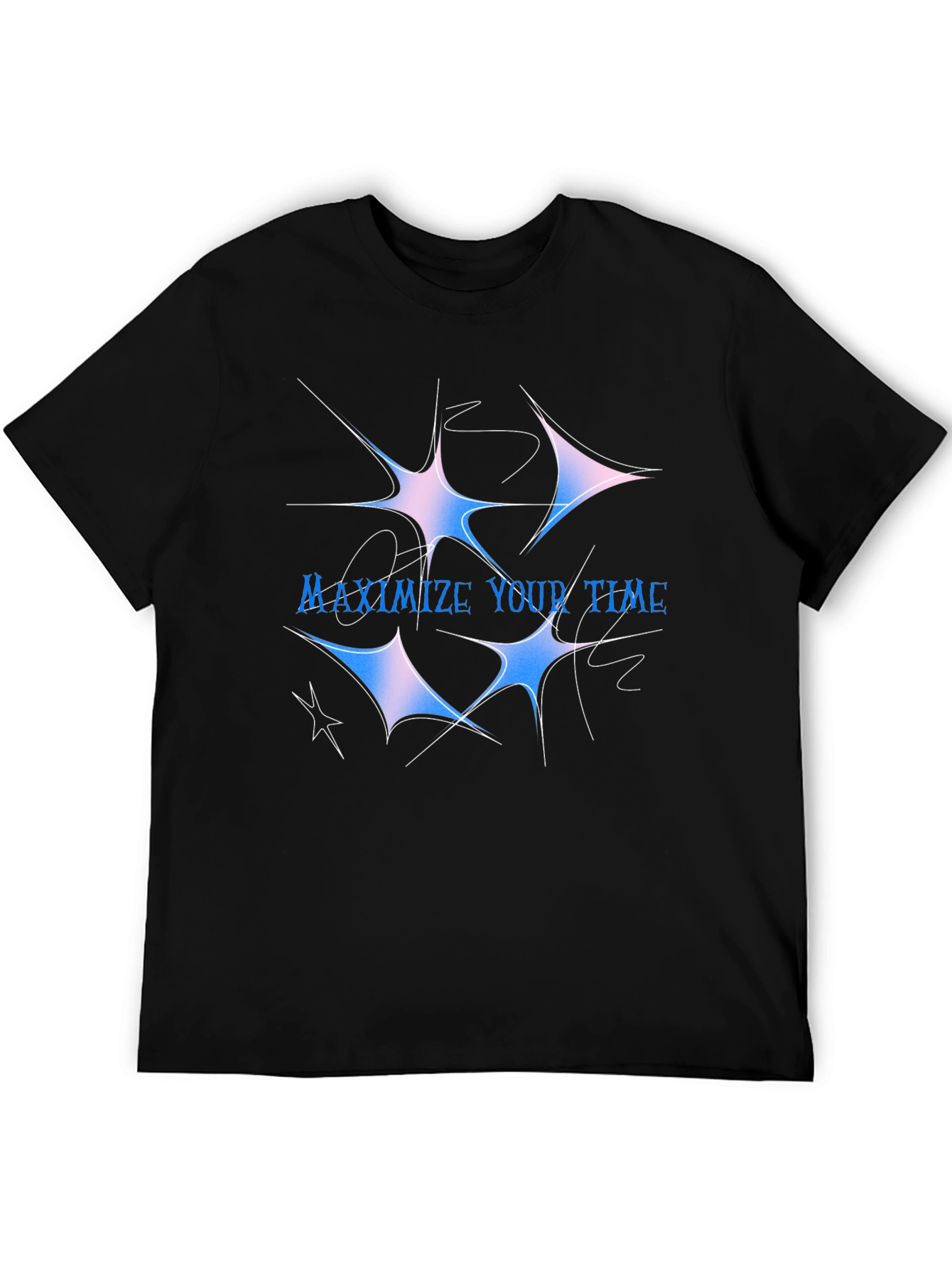 Maximize Your Time Graphic Tee - Black