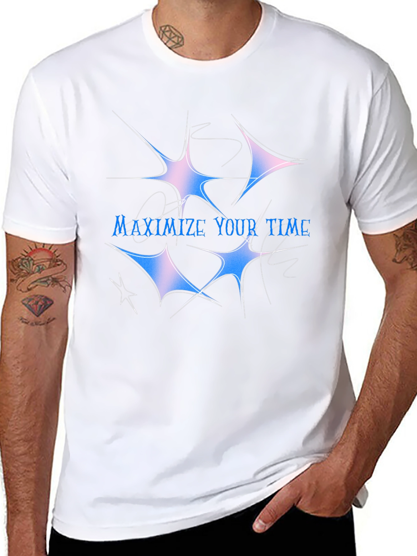Maximize Your Time Graphic Tee - Black