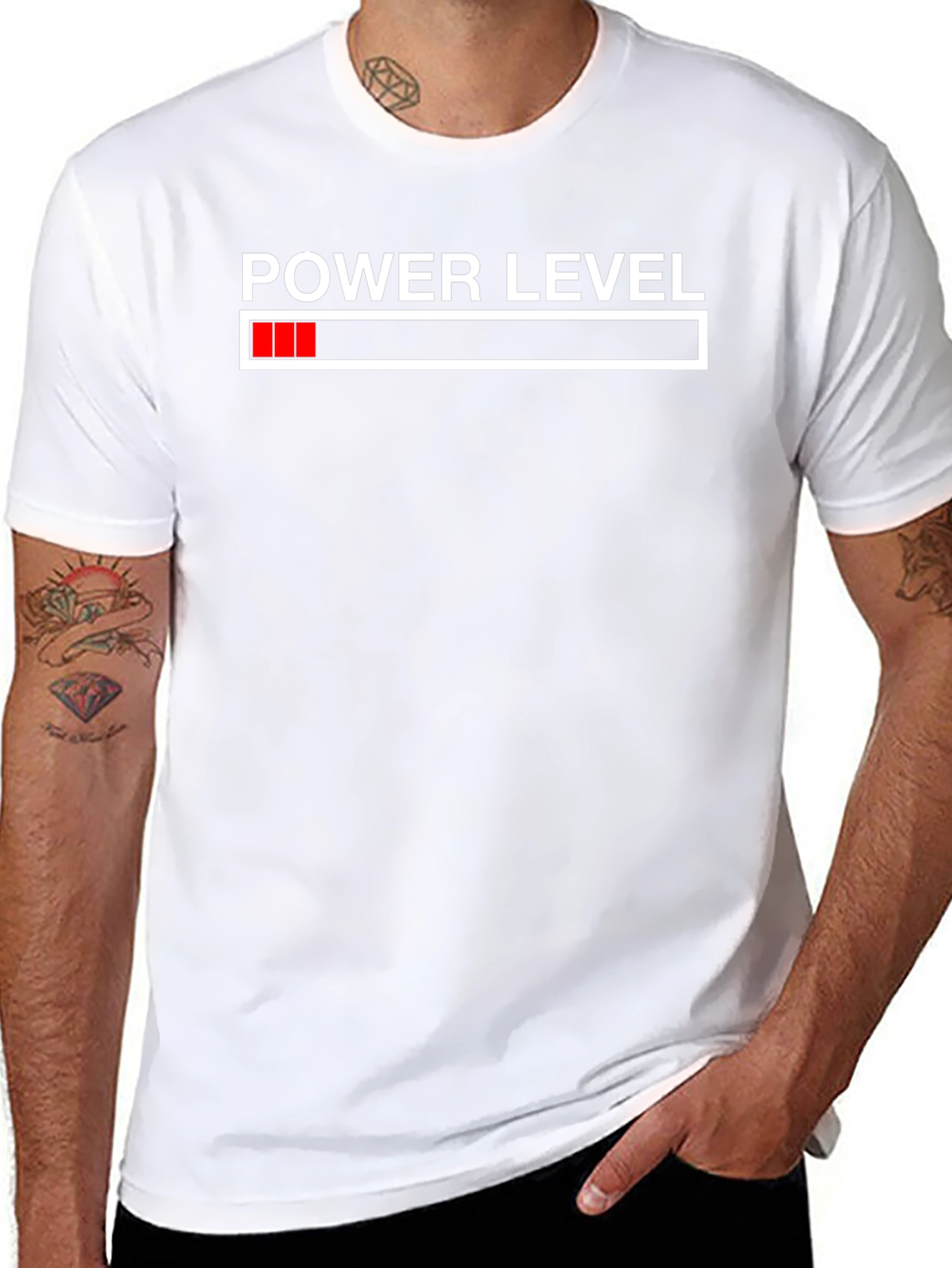 Power Level Loading Bar Graphic T-Shirt