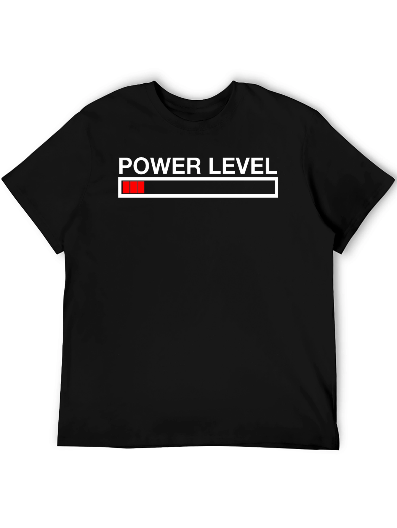 Power Level Loading Bar Graphic T-Shirt