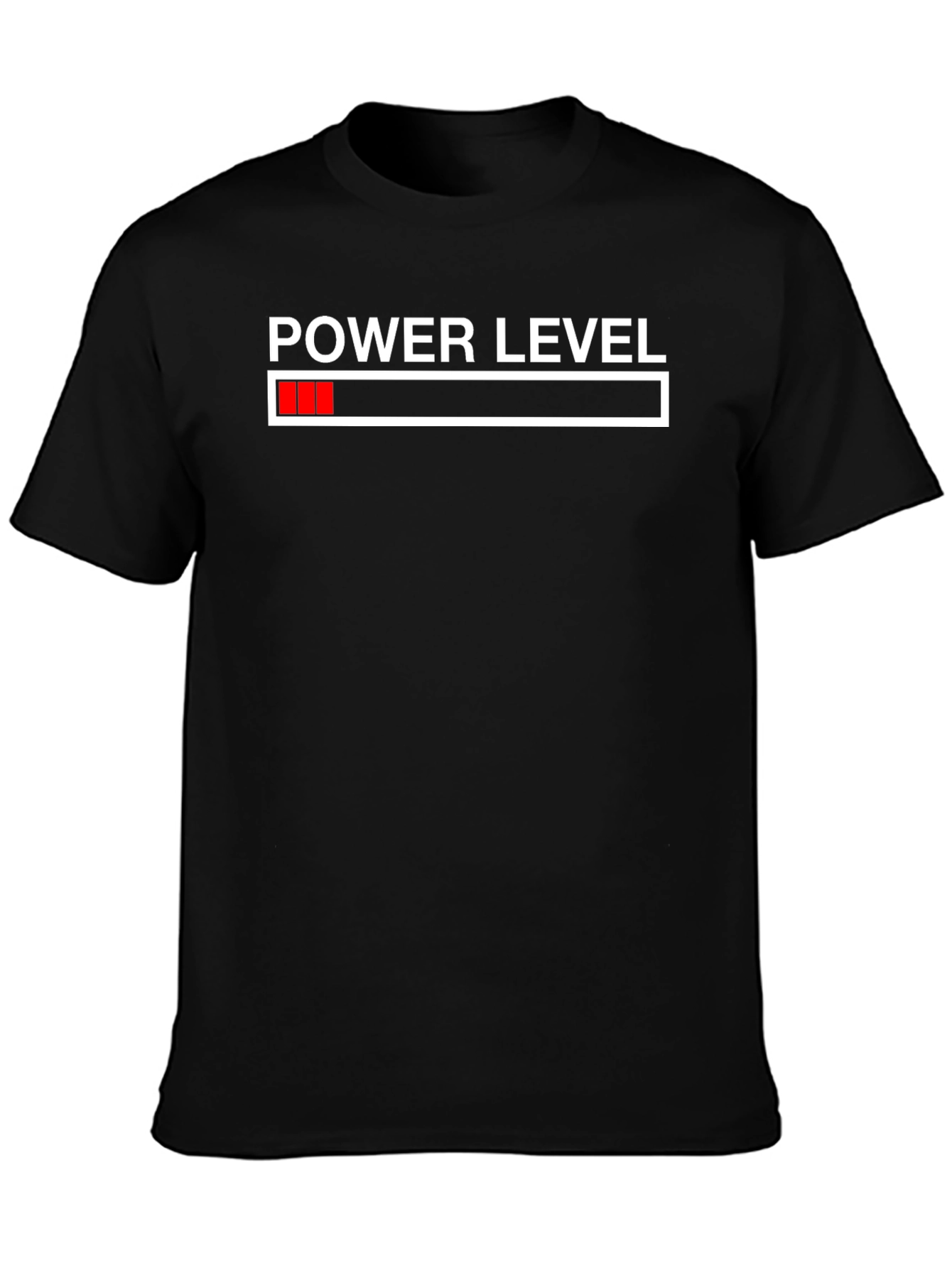 Power Level Loading Bar Graphic T-Shirt