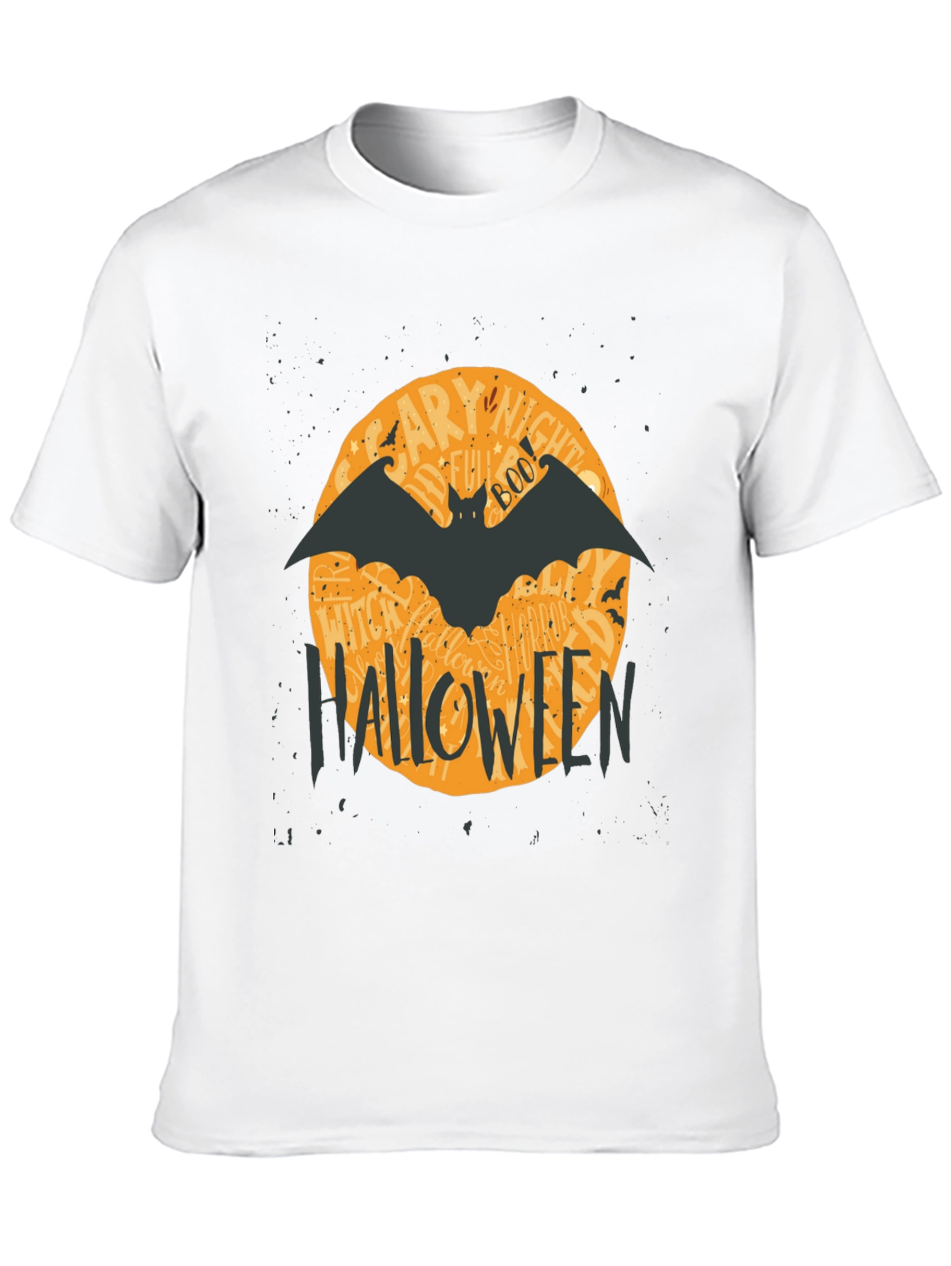 Halloween Bat Graphic T-Shirt - Spooky Season Apparel