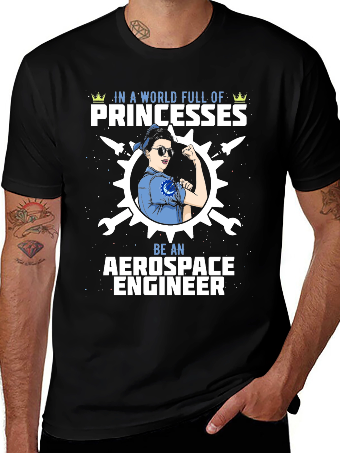 Aerospace Engineer T-Shirt: Princesses Edition