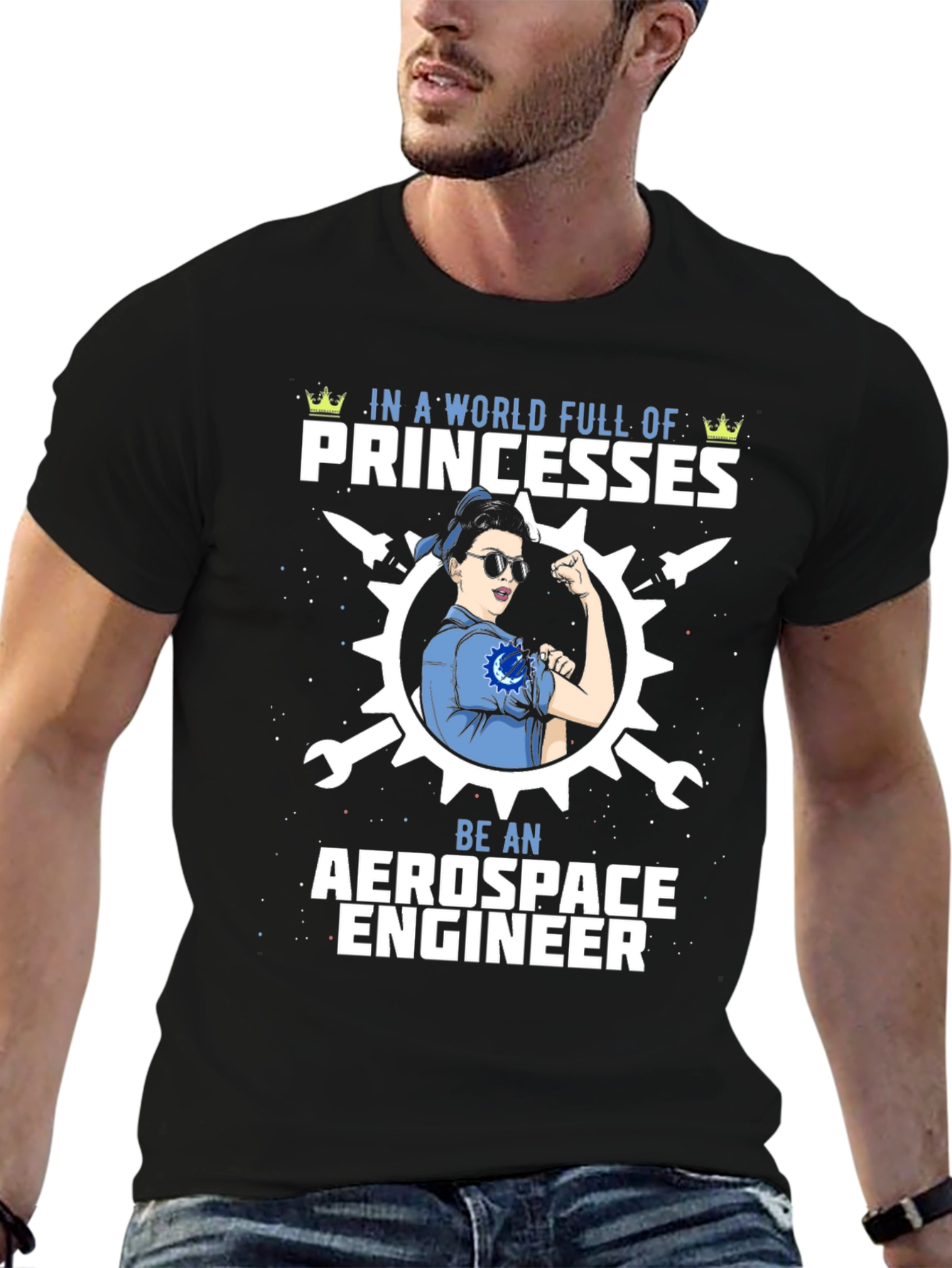 Aerospace Engineer T-Shirt: Princesses Edition
