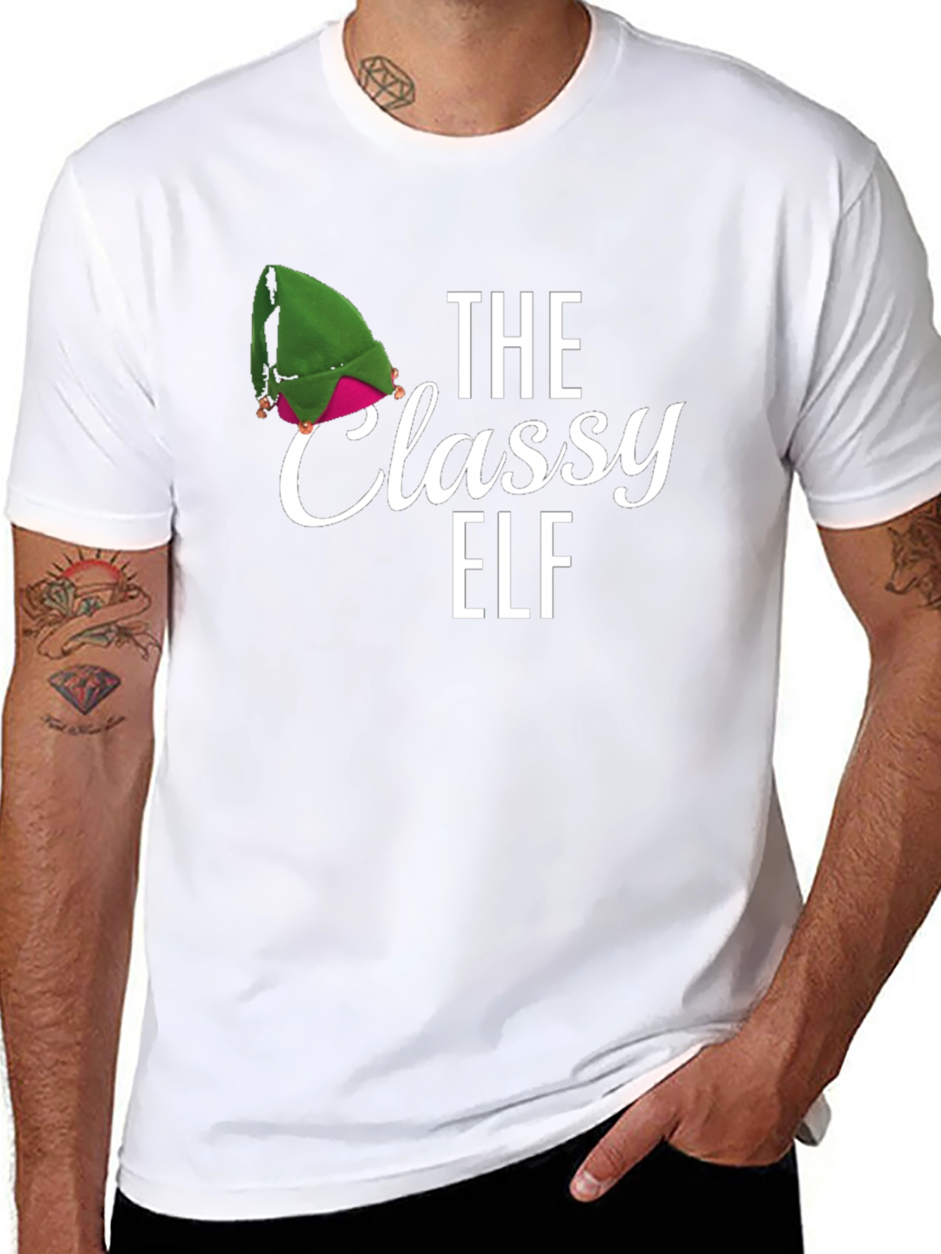 The Classy Elf Black T-Shirt