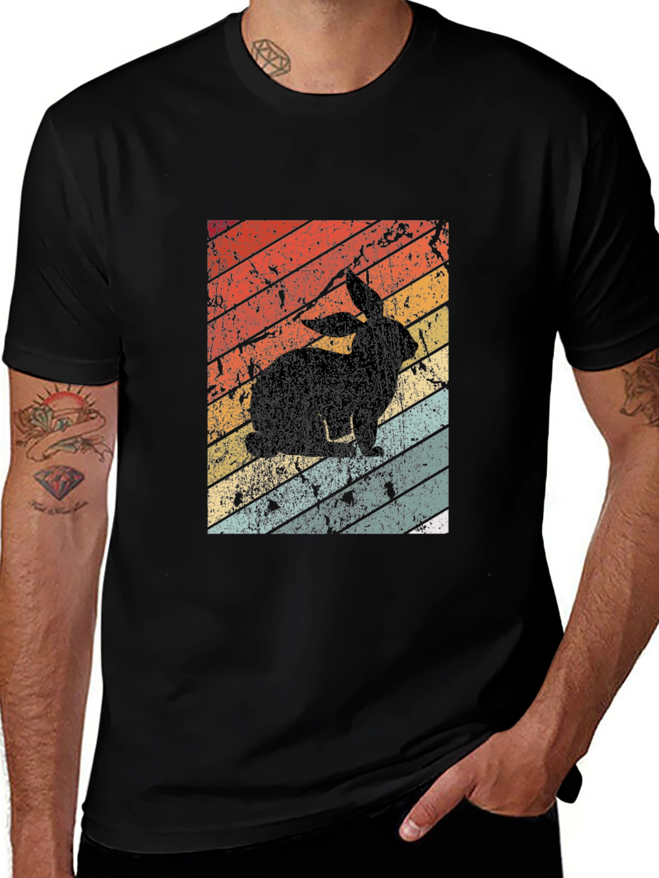 Retro Rabbit Graphic Tee