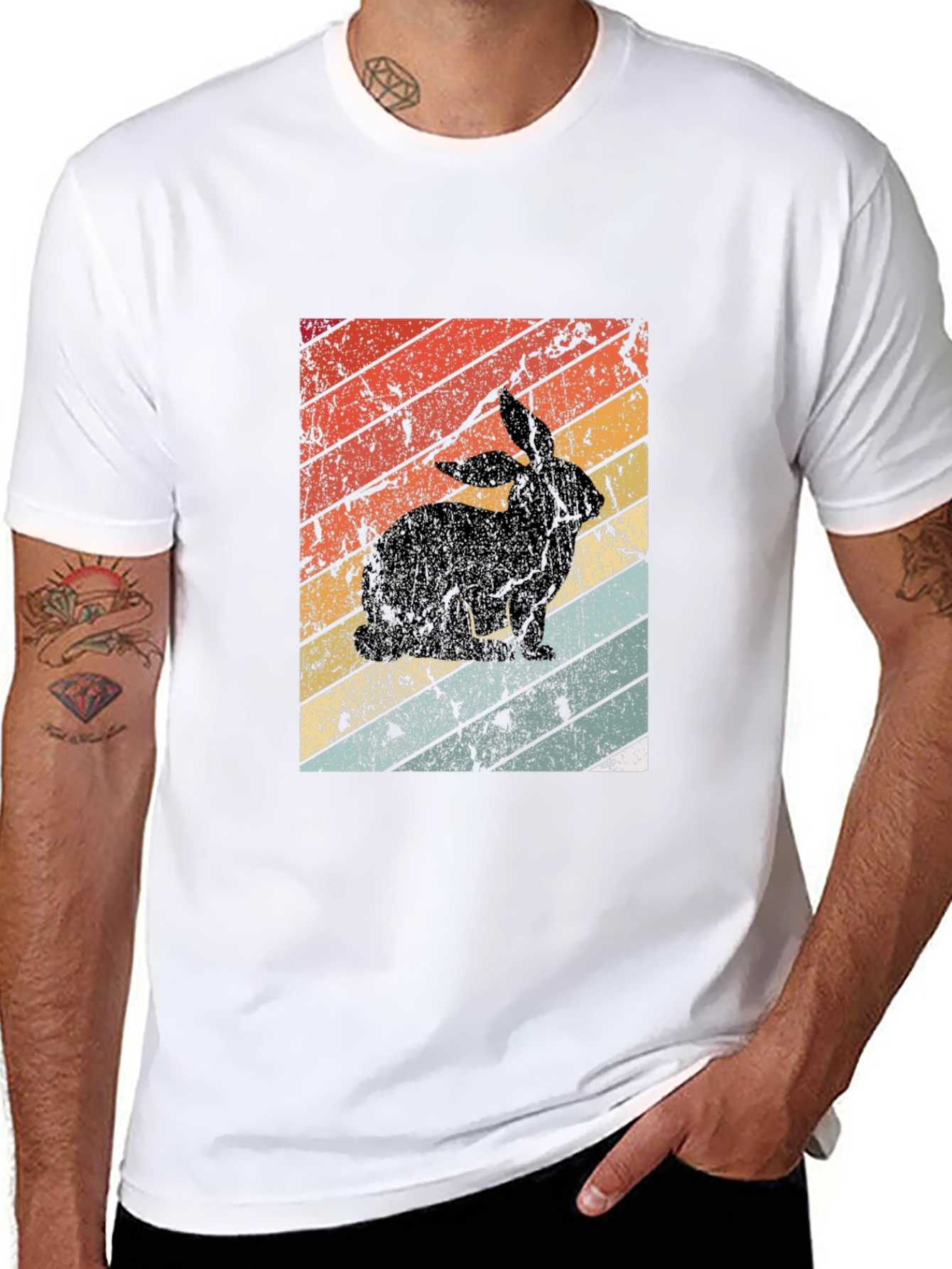 Retro Rabbit Graphic Tee