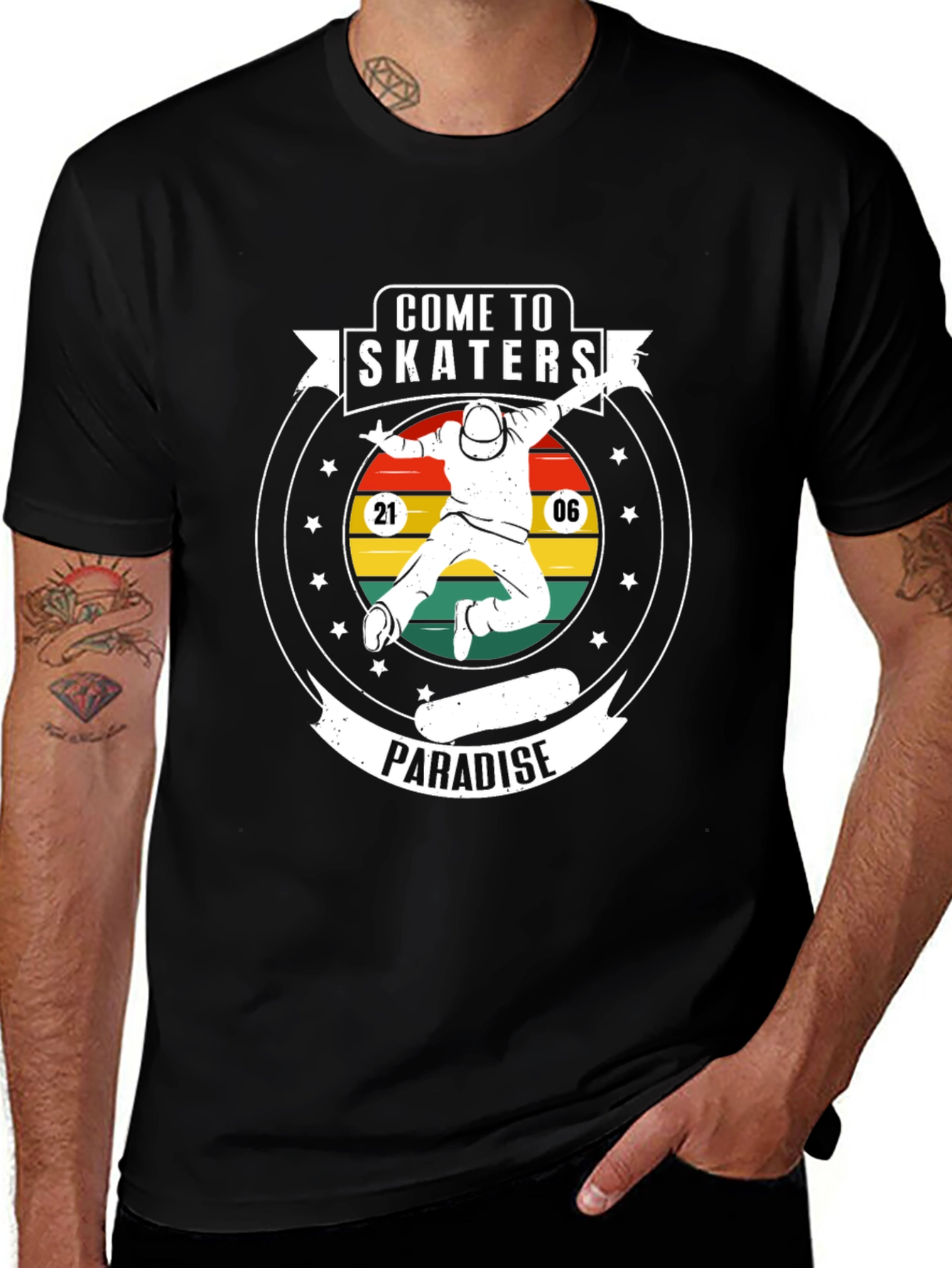 Skaters Paradise Graphic T-Shirt