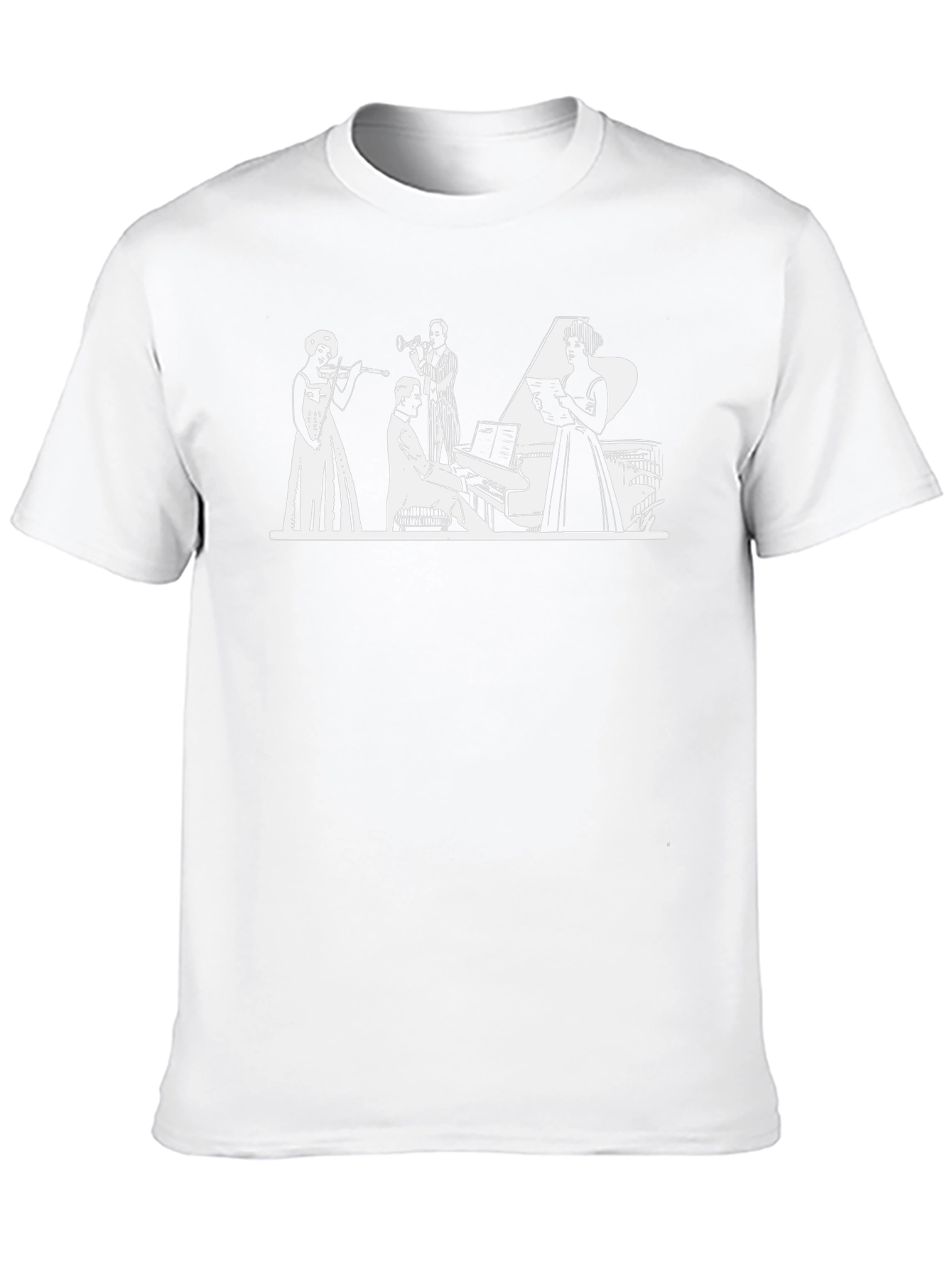 Jazz Band Graphic Tee - Black