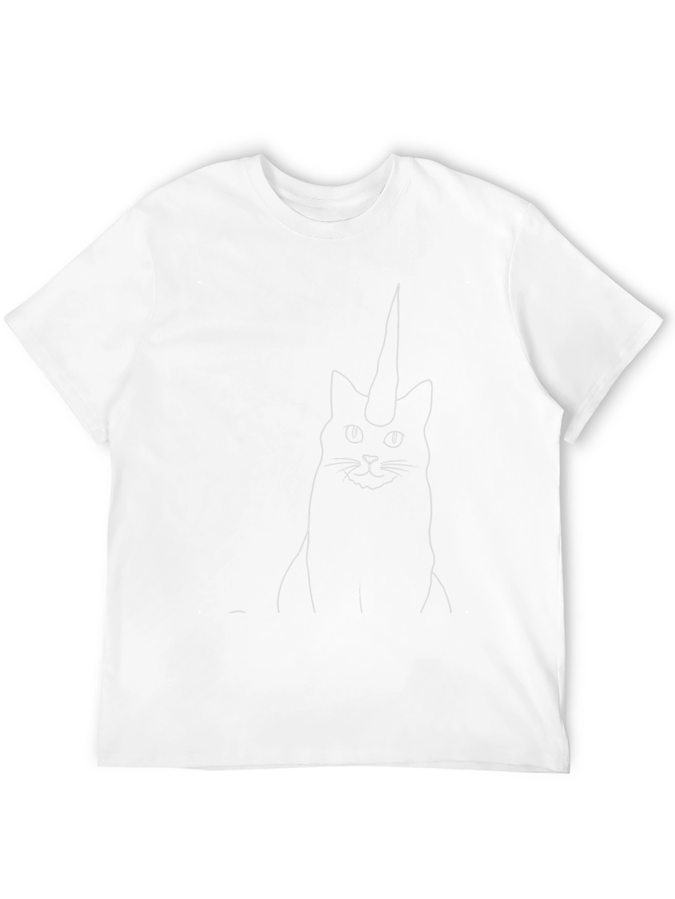 Unicat Graphic Tee - Black Cotton T-Shirt