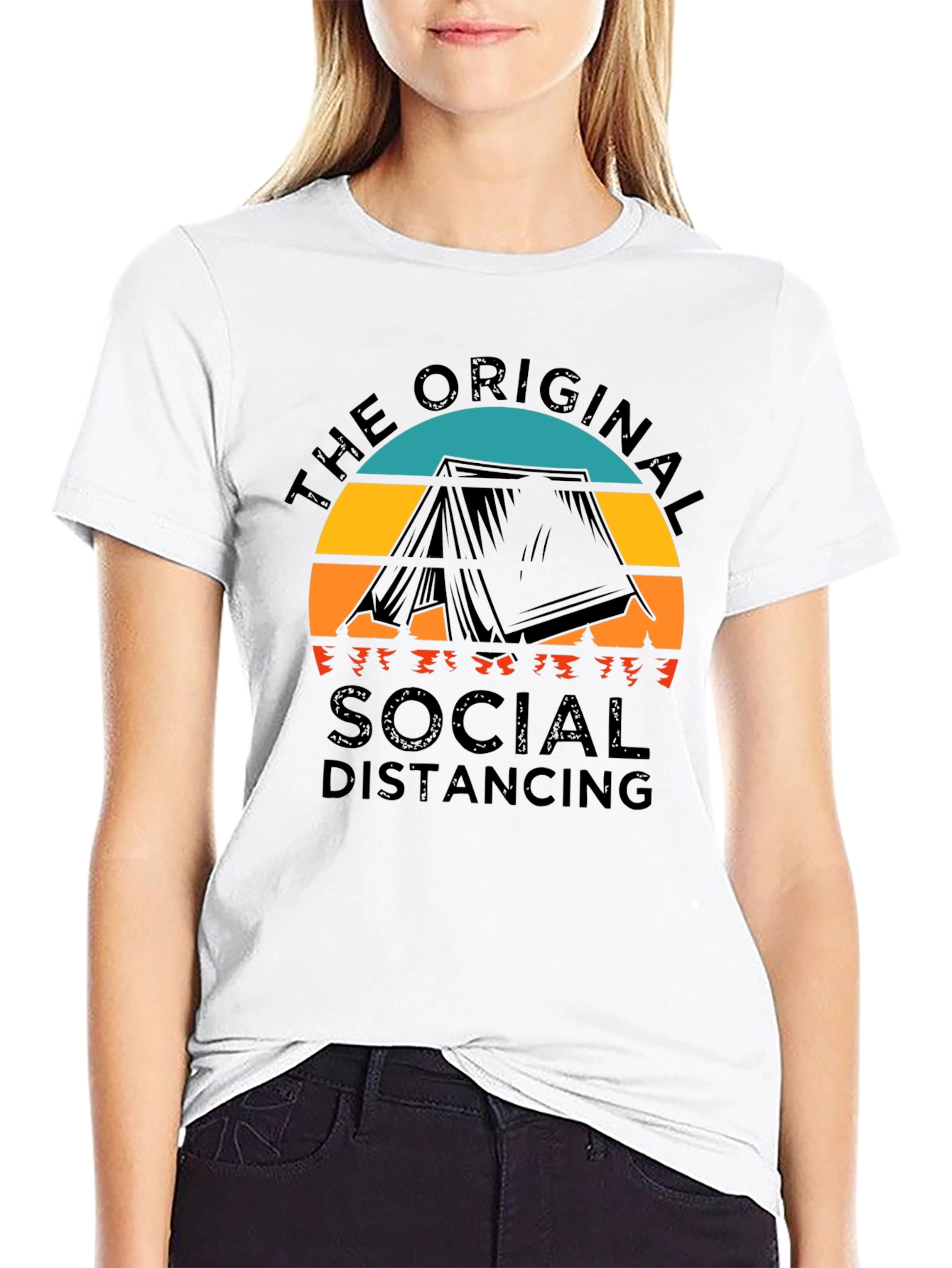 The Original Social Distancing Camping T-Shirt