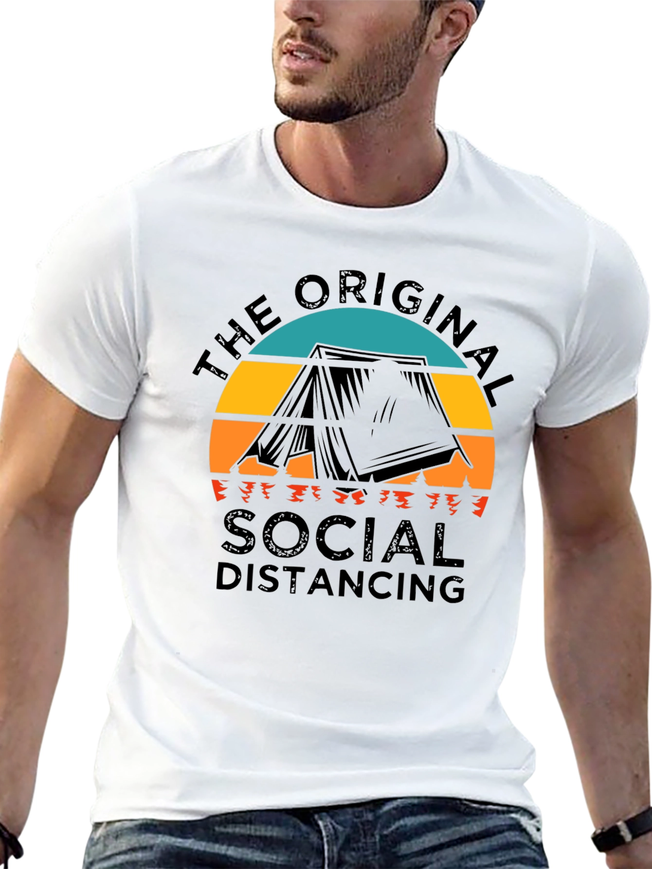 The Original Social Distancing Camping T-Shirt