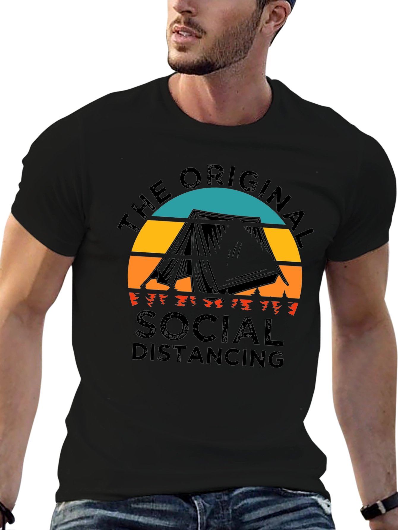 The Original Social Distancing Camping T-Shirt