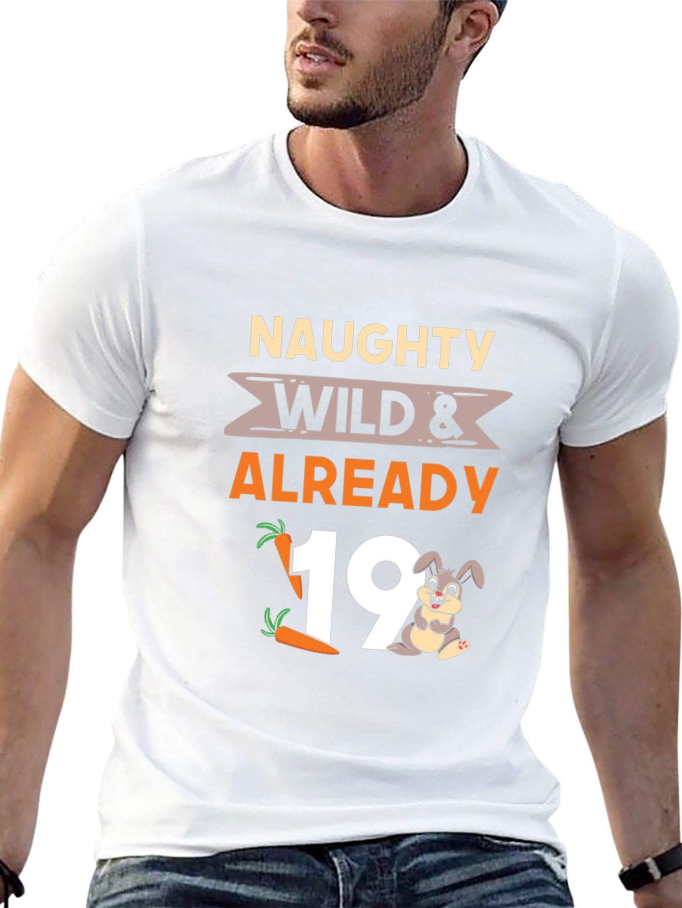 Naughty Wild 19th Birthday T-Shirt