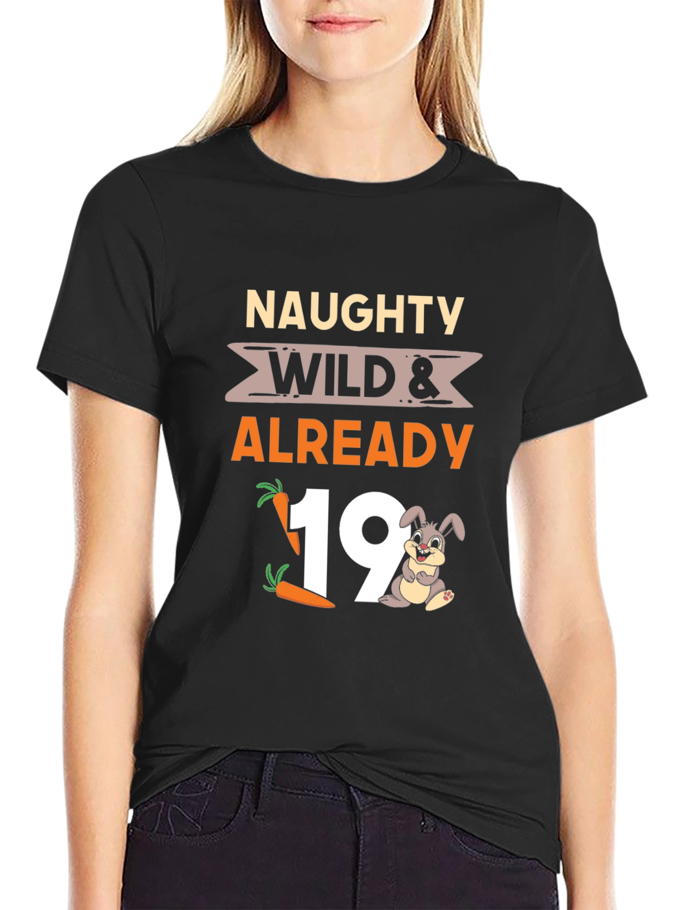 Naughty Wild 19th Birthday T-Shirt