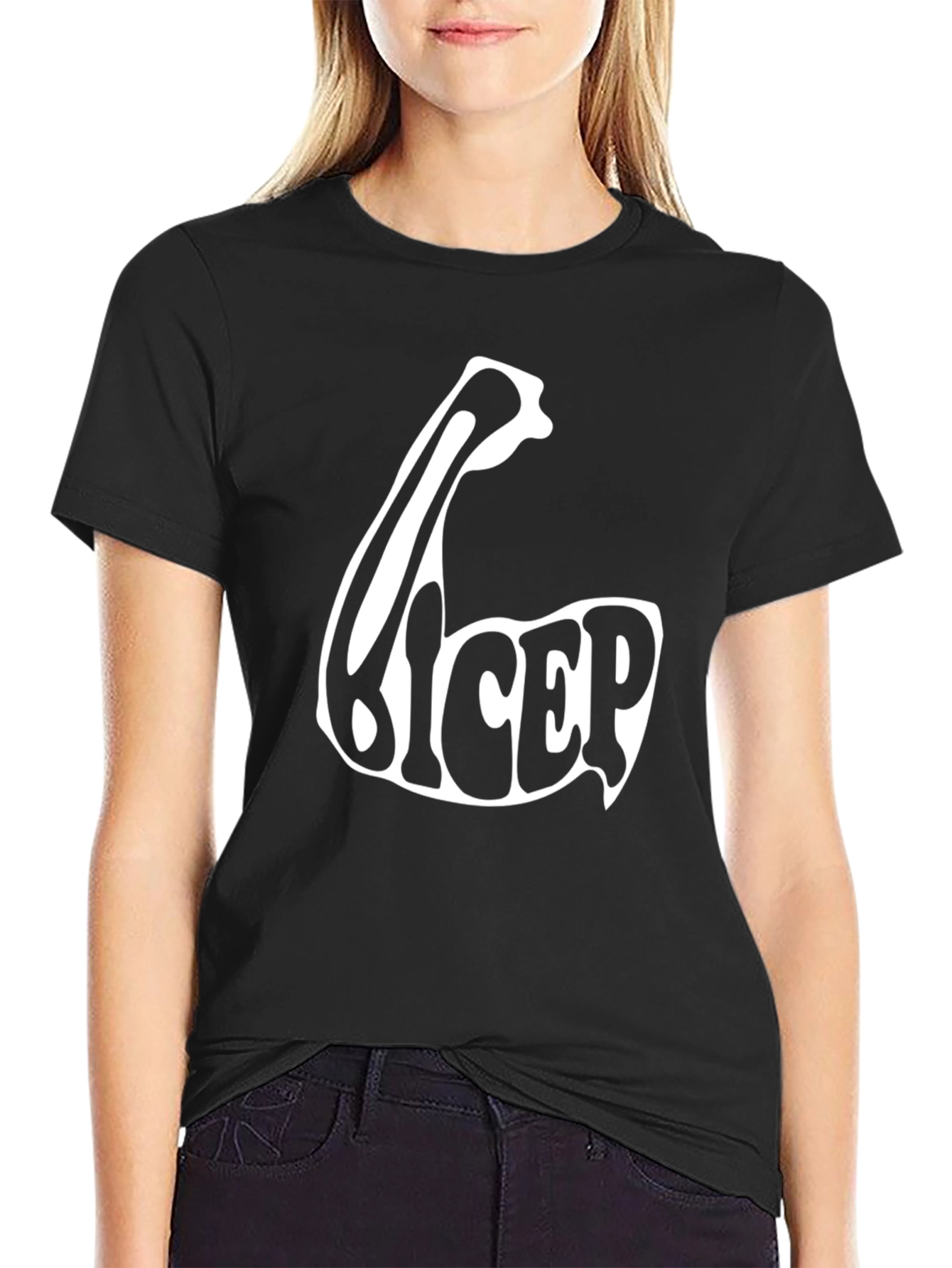 Bicep Funny Graphic T-Shirt - Flex Your Humor!