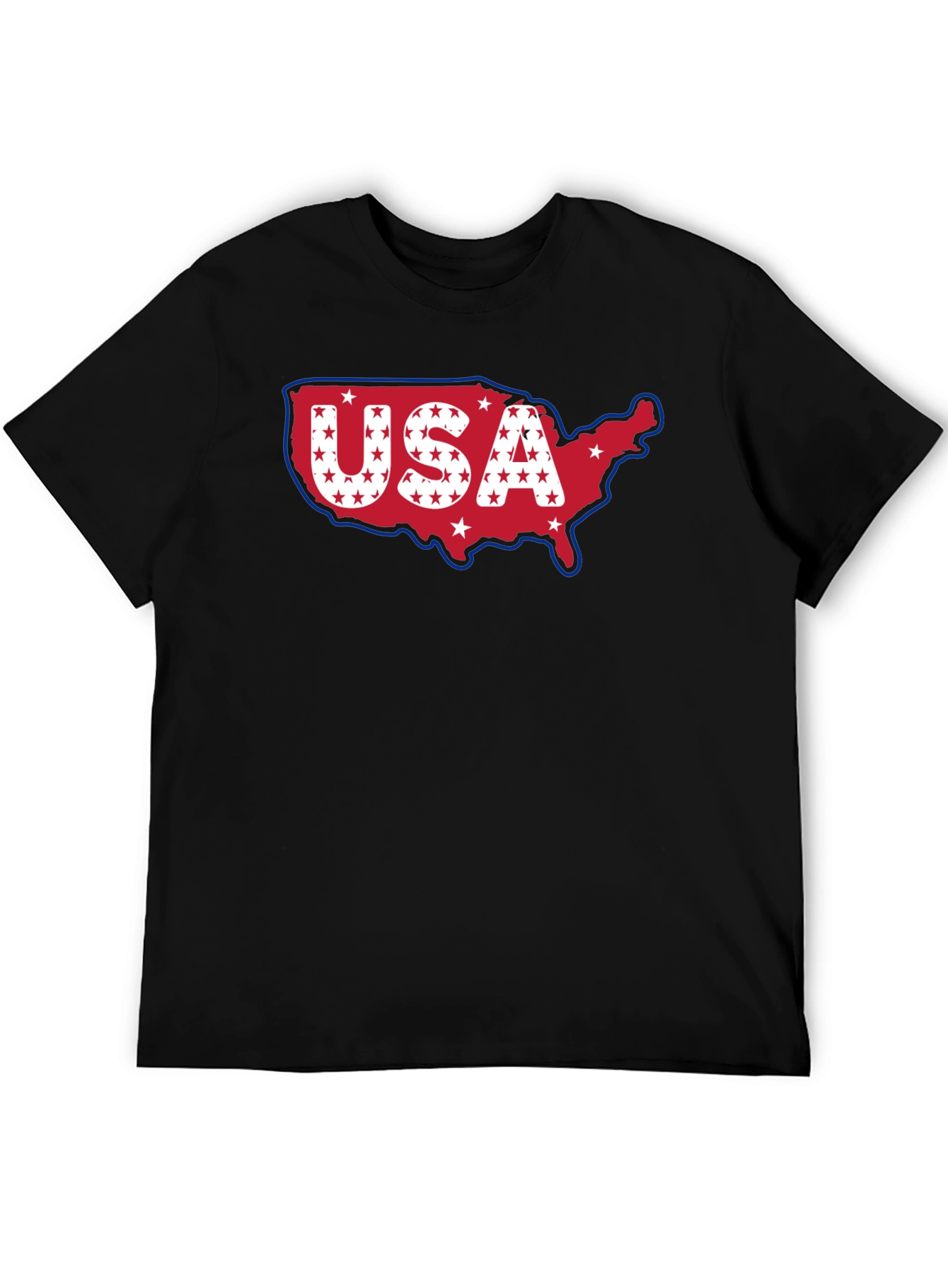 USA Map T-Shirt Patriotic American Pride