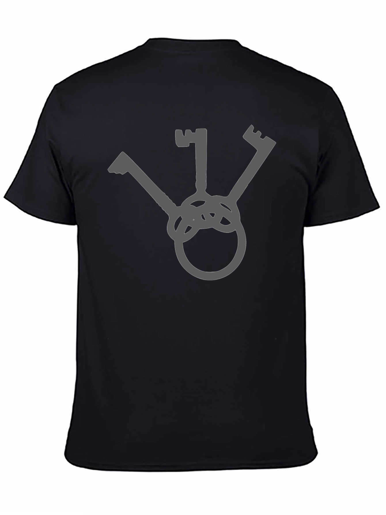 Minimalist Key Graphic T-Shirt - Casual Style
