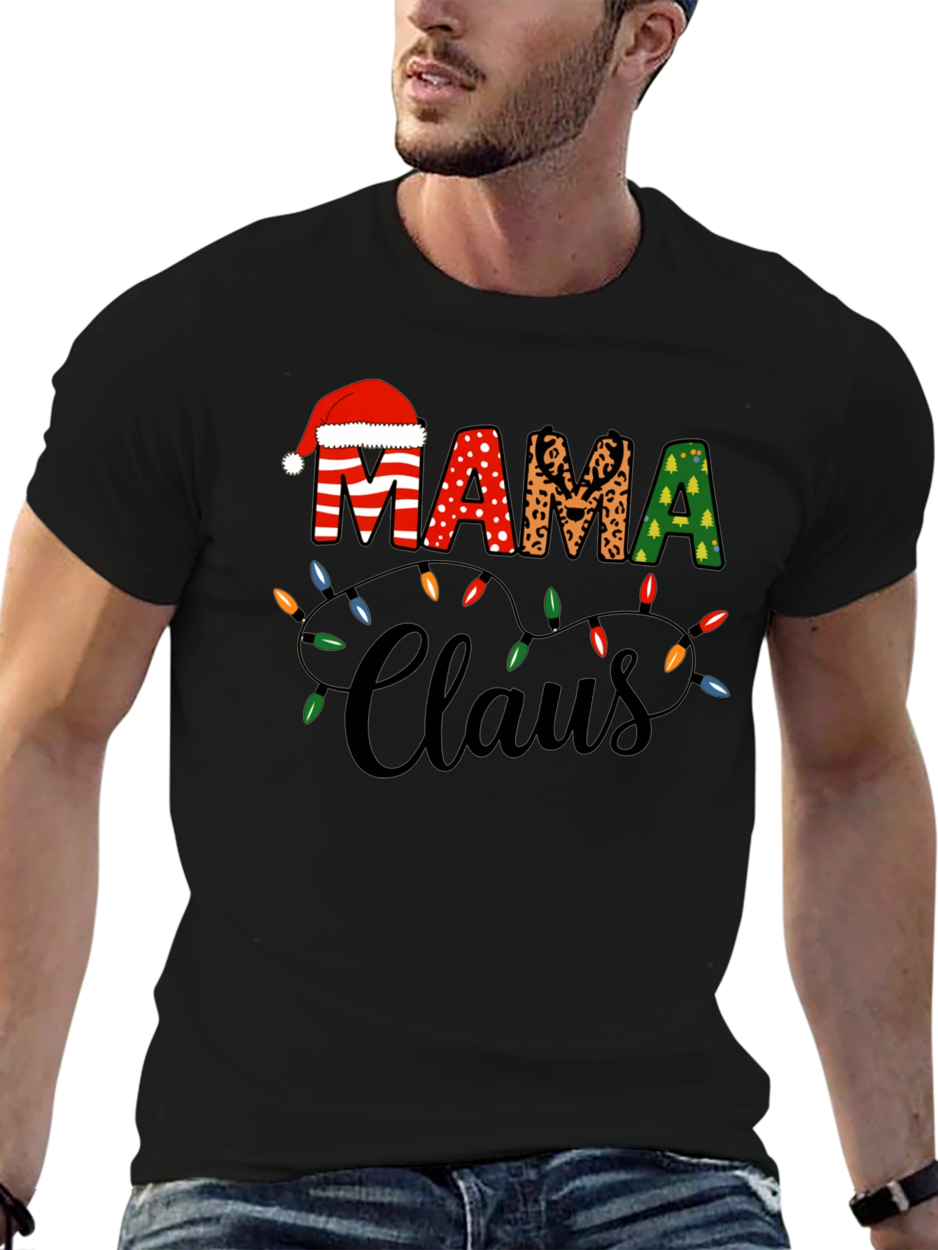 Mama Claus Christmas T-Shirt - Holiday Festive Tee
