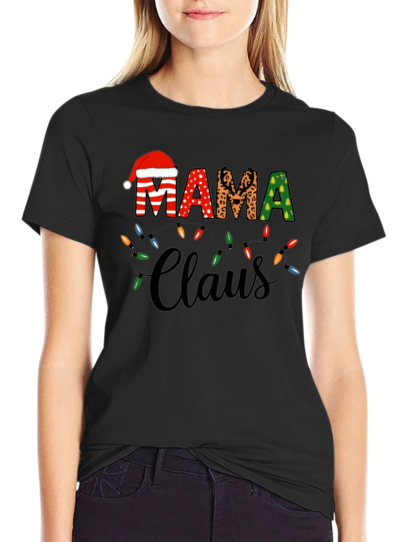 Mama Claus Christmas T-Shirt - Holiday Festive Tee
