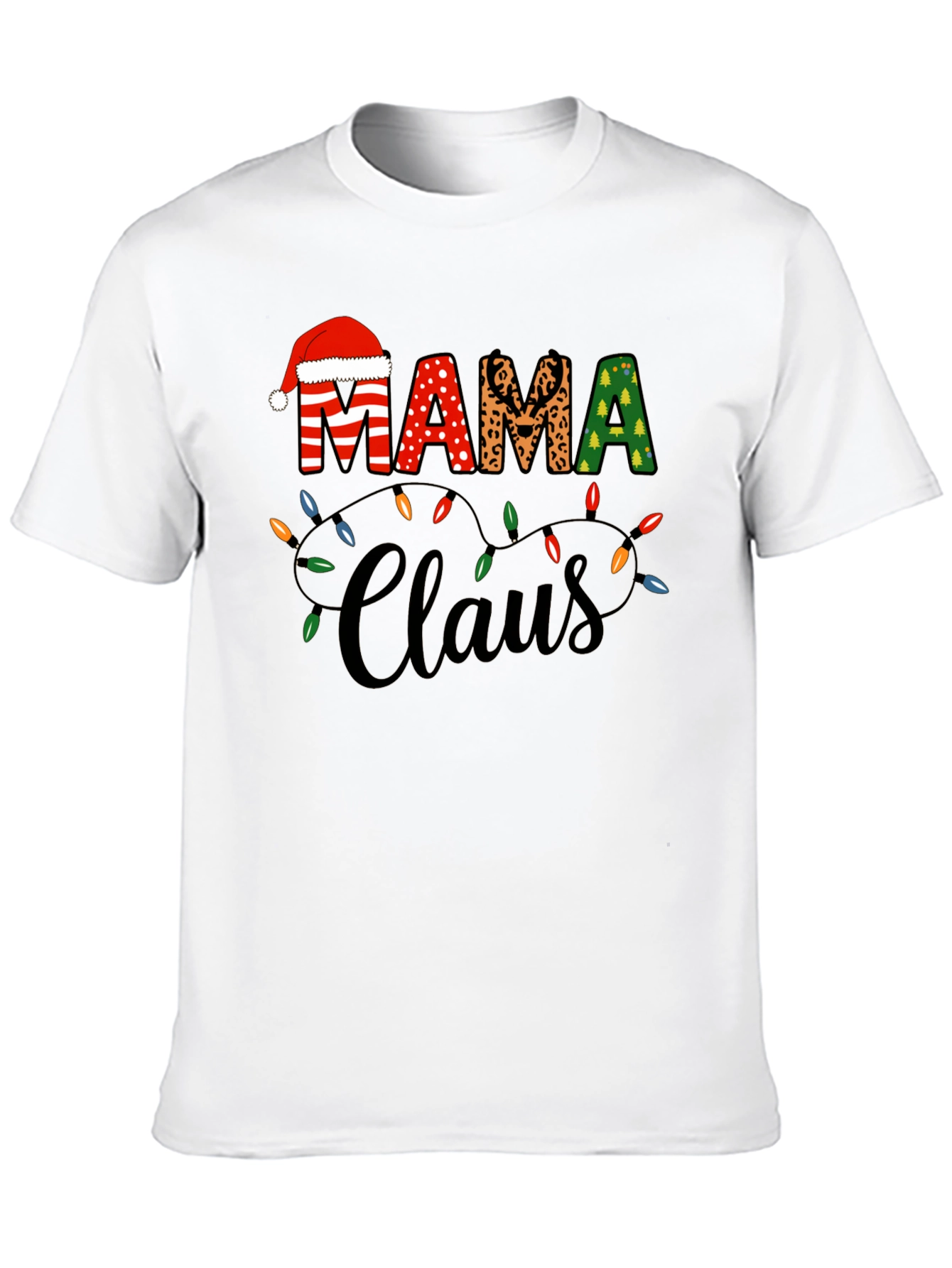 Mama Claus Christmas T-Shirt - Holiday Festive Tee