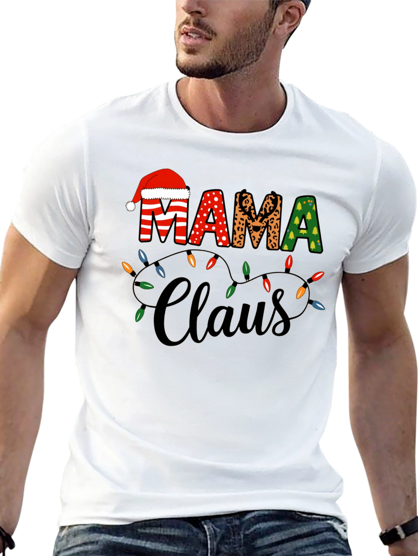 Mama Claus Christmas T-Shirt - Holiday Festive Tee