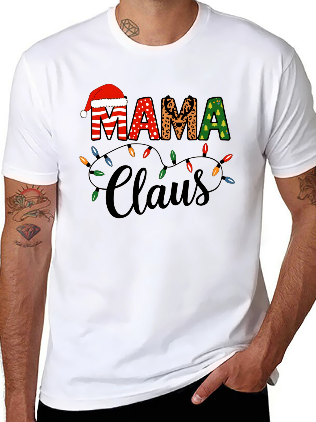 Mama Claus Christmas T-Shirt - Holiday Festive Tee