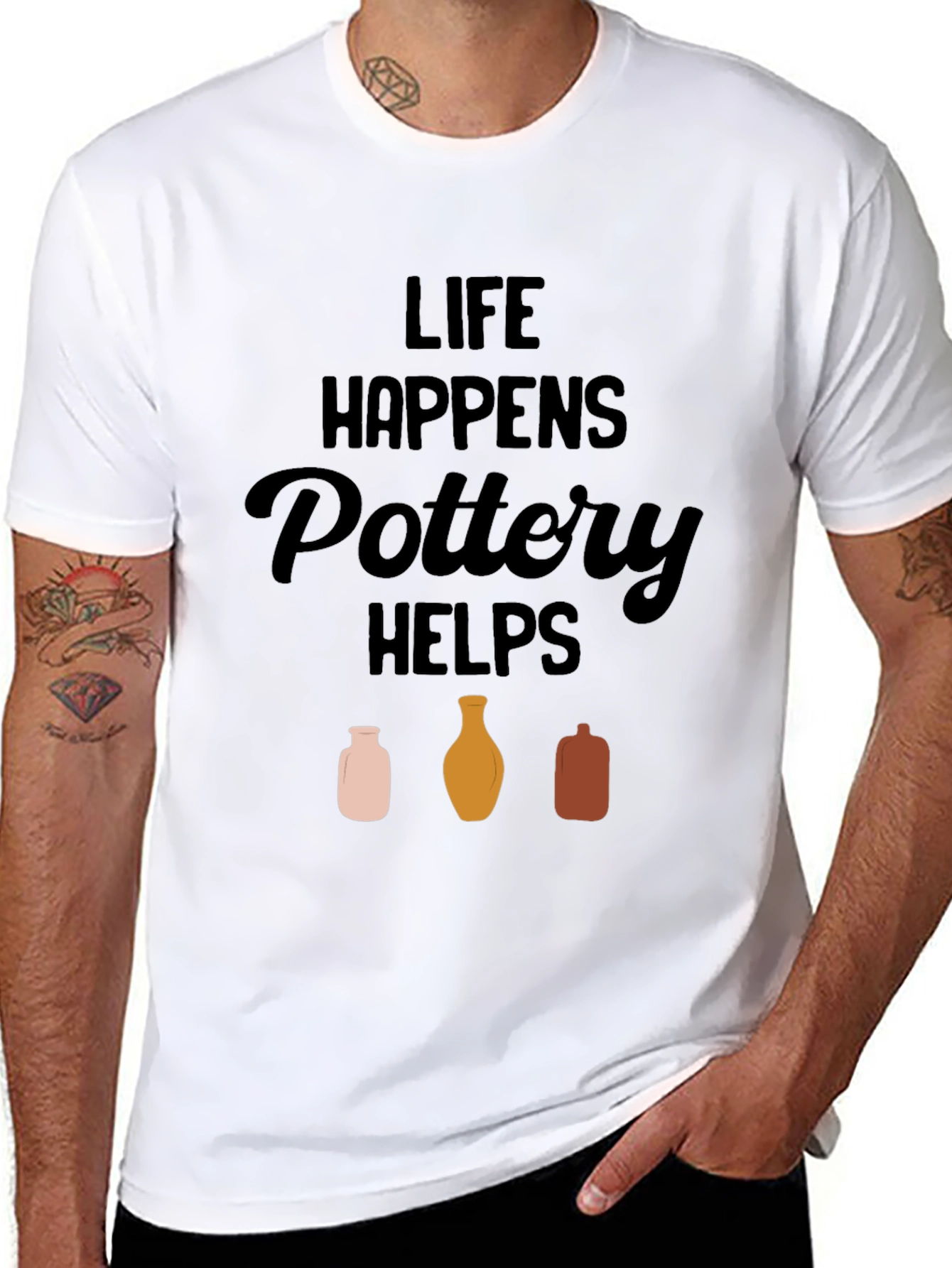 Life Happens Pottery Helps T-Shirt