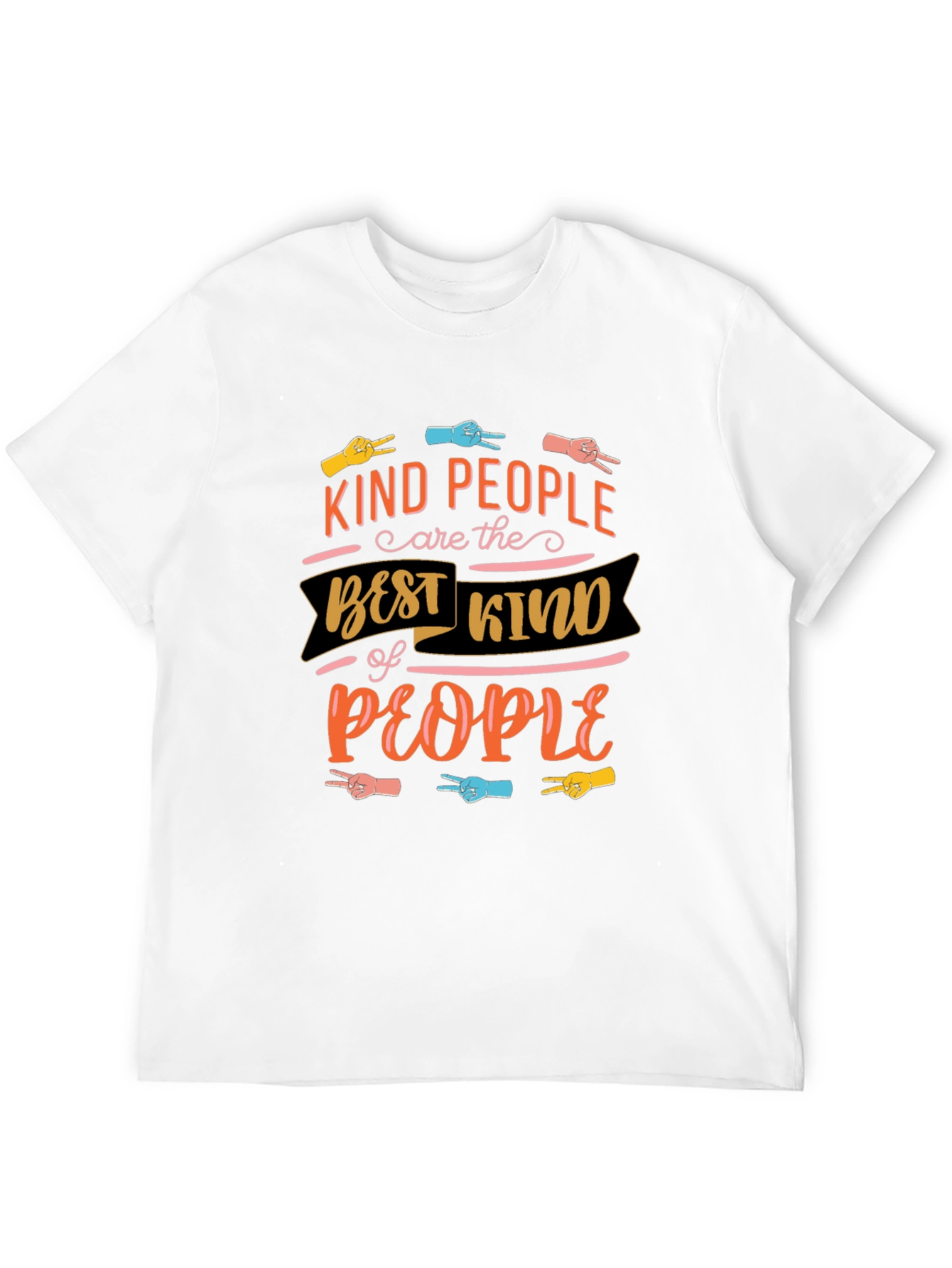 Kind People Graphic Tee - Black