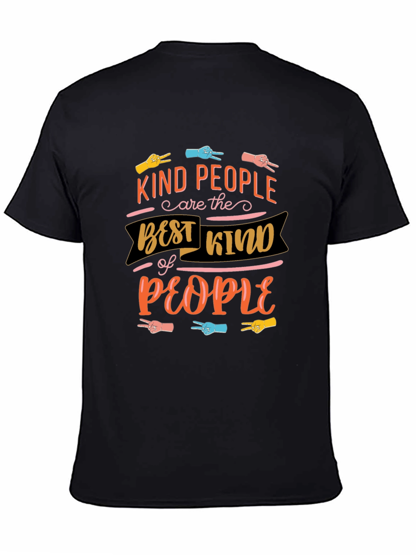 Kind People Graphic Tee - Black