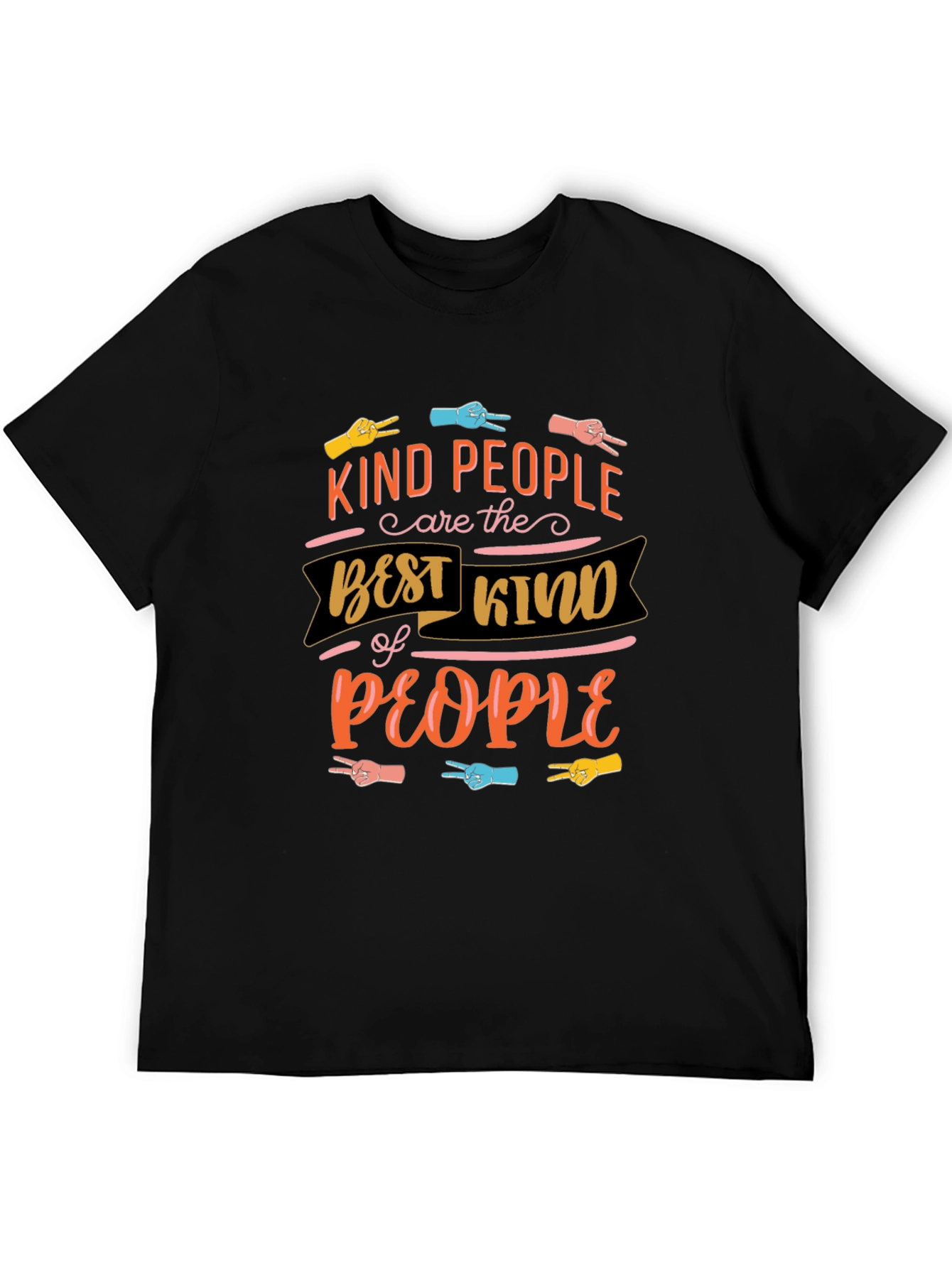 Kind People Graphic Tee - Black