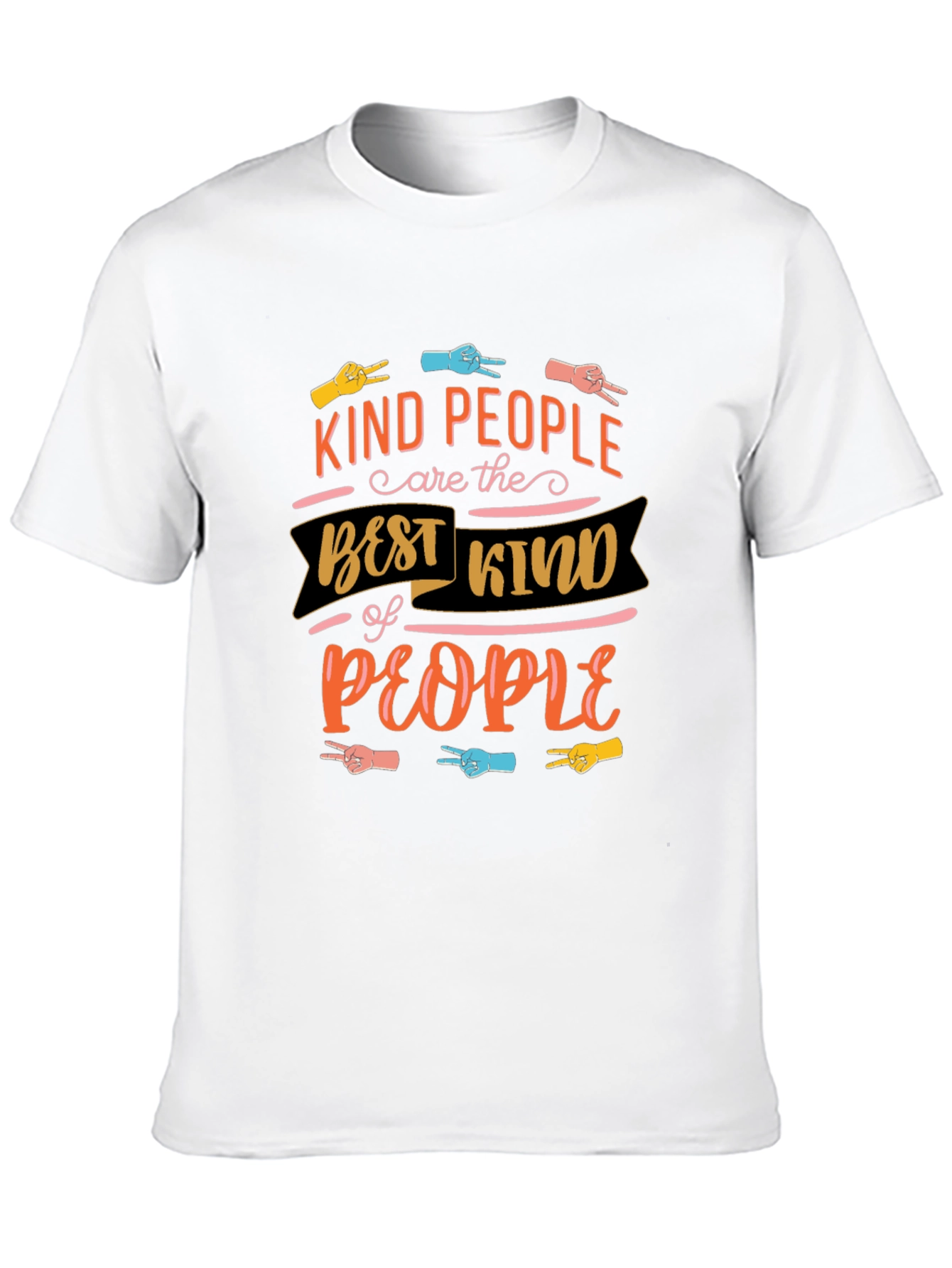 Kind People Graphic Tee - Black